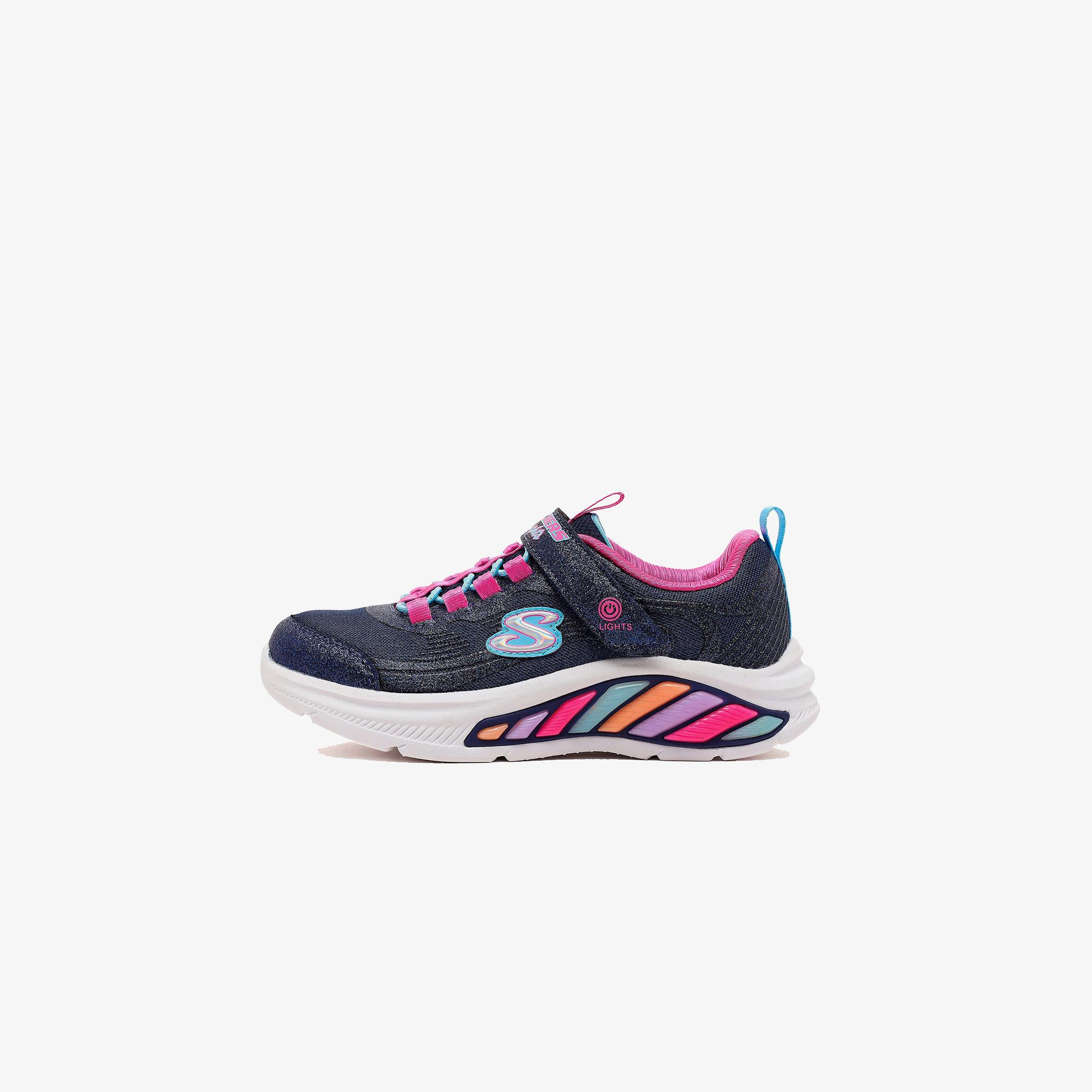 Skechers Rainbow Cruisers-Glitzy Glow Çocuk Siyah Spor Ayakkabı