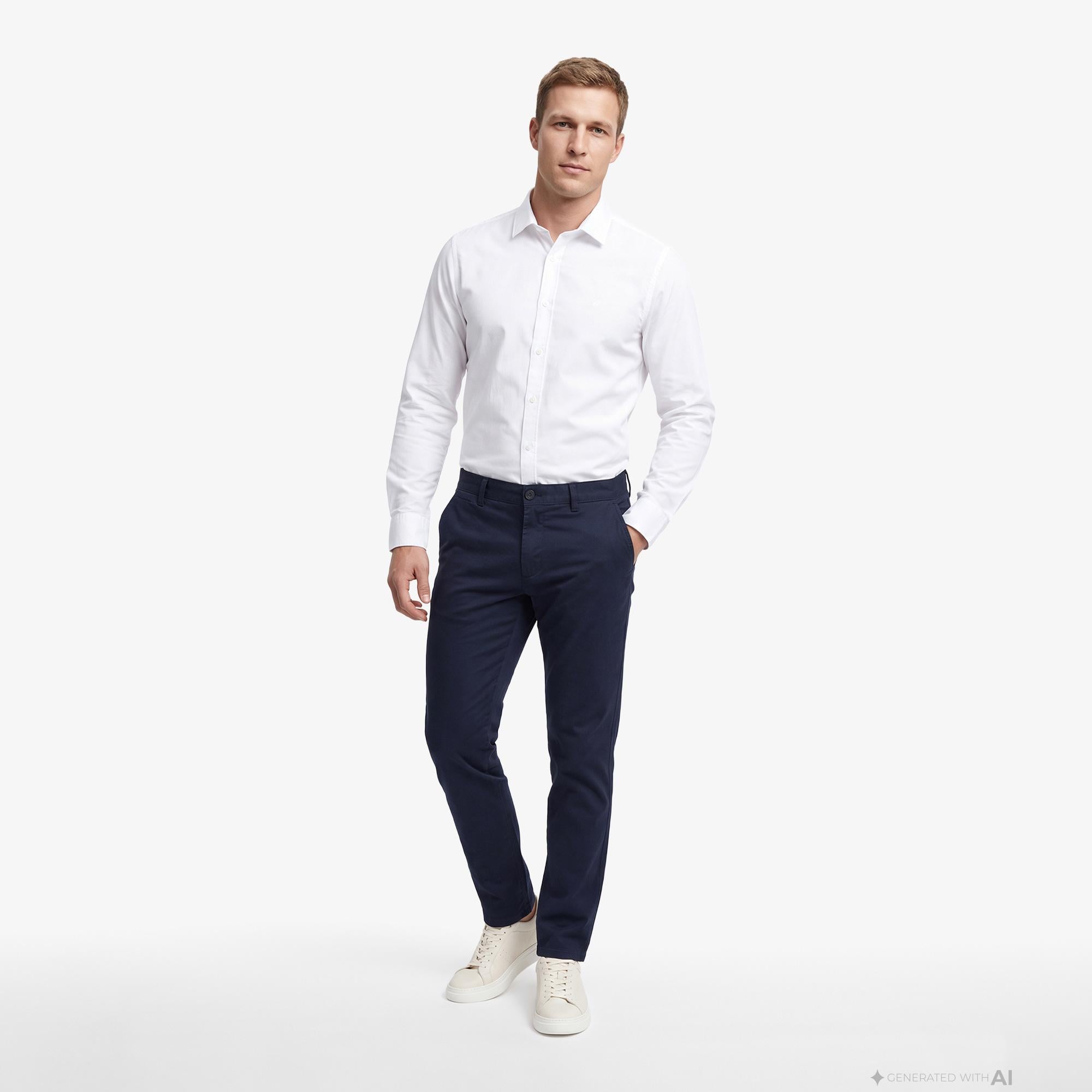 Nautica Erkek Lacivert Slim Fit Pantolon