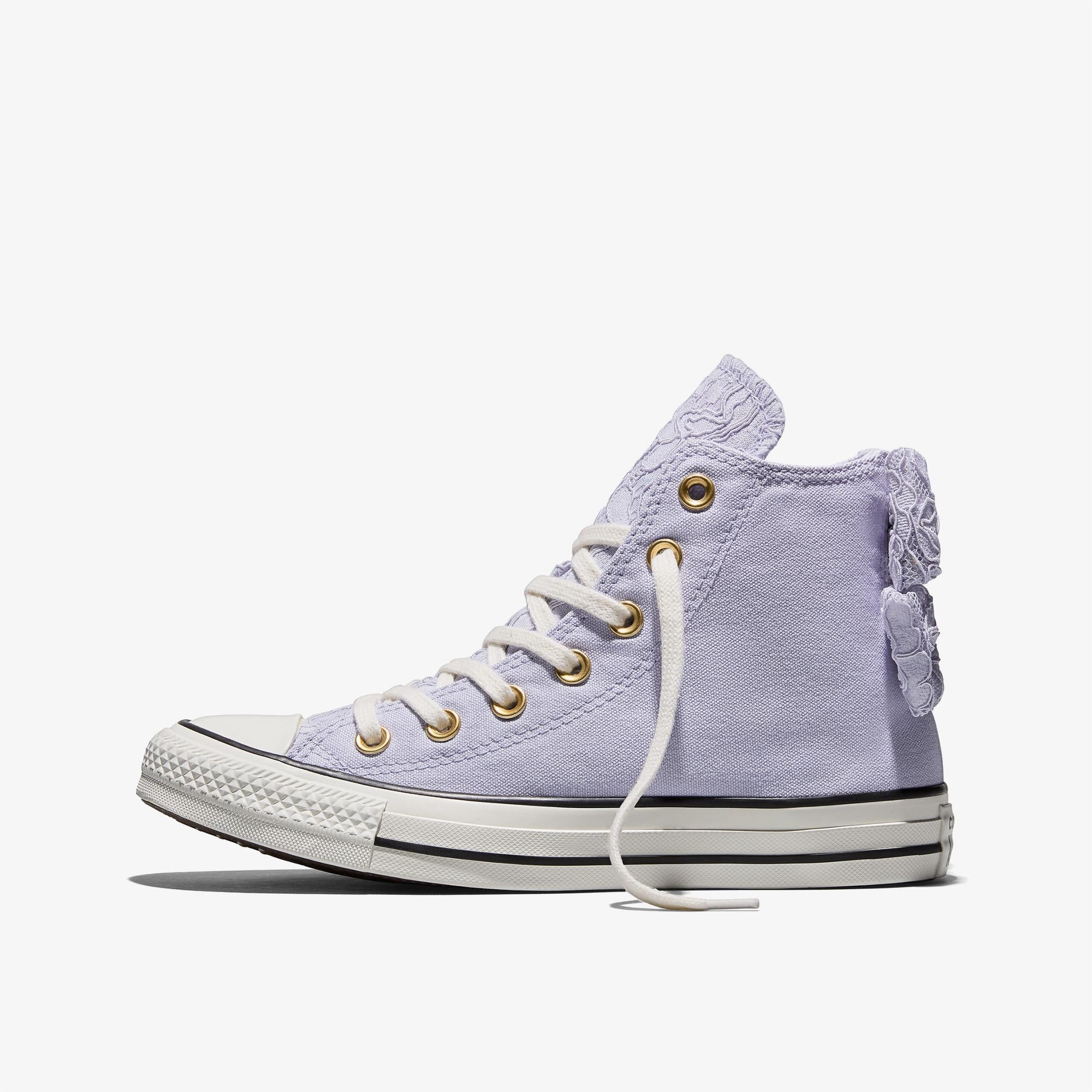 Converse Chuck Taylor All Star Kadın Fiyonklu Mor Sneaker