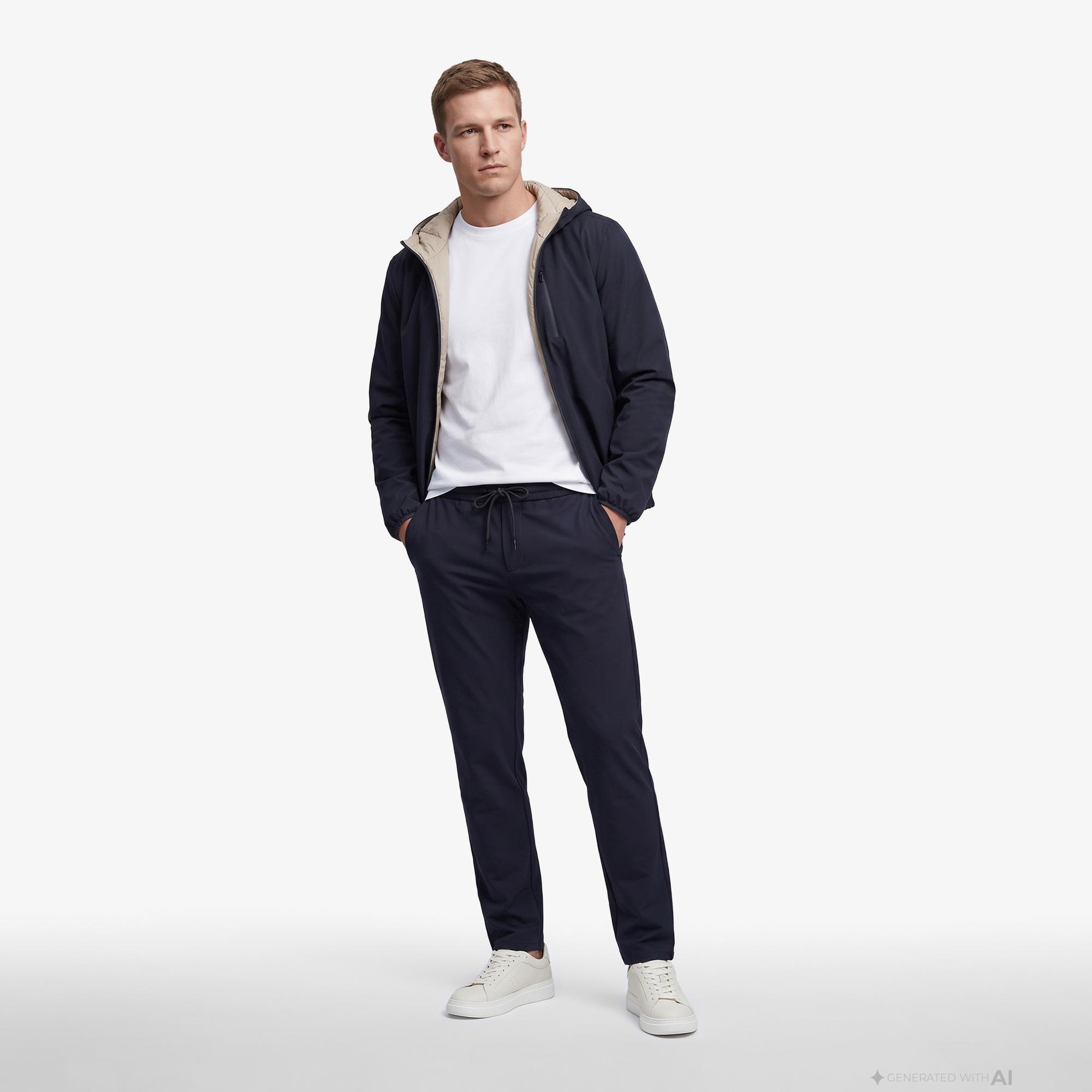 Nautica Erkek Siyah Slim Fit Pantolon