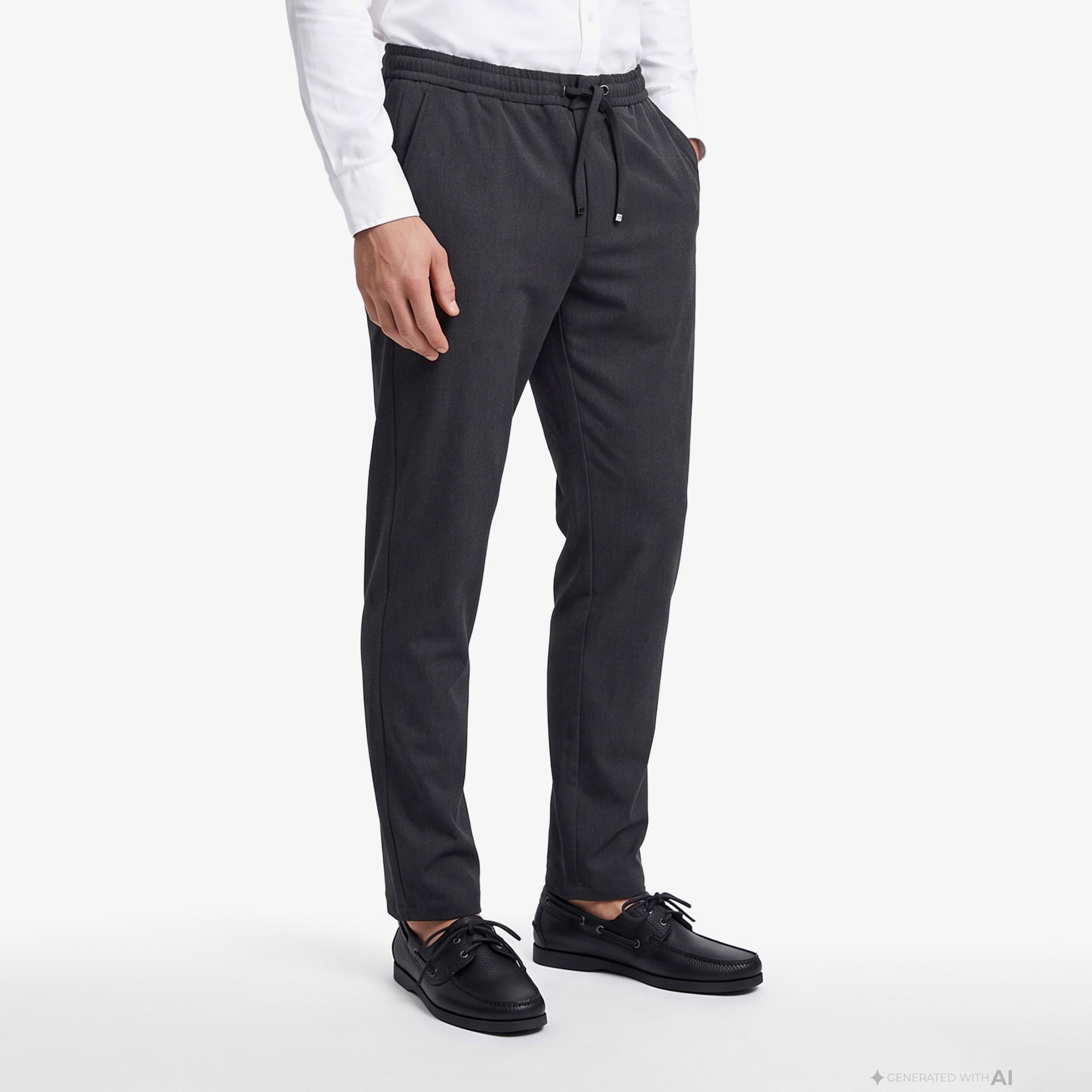 Nautica Erkek Gri Slim Fit Pantolon