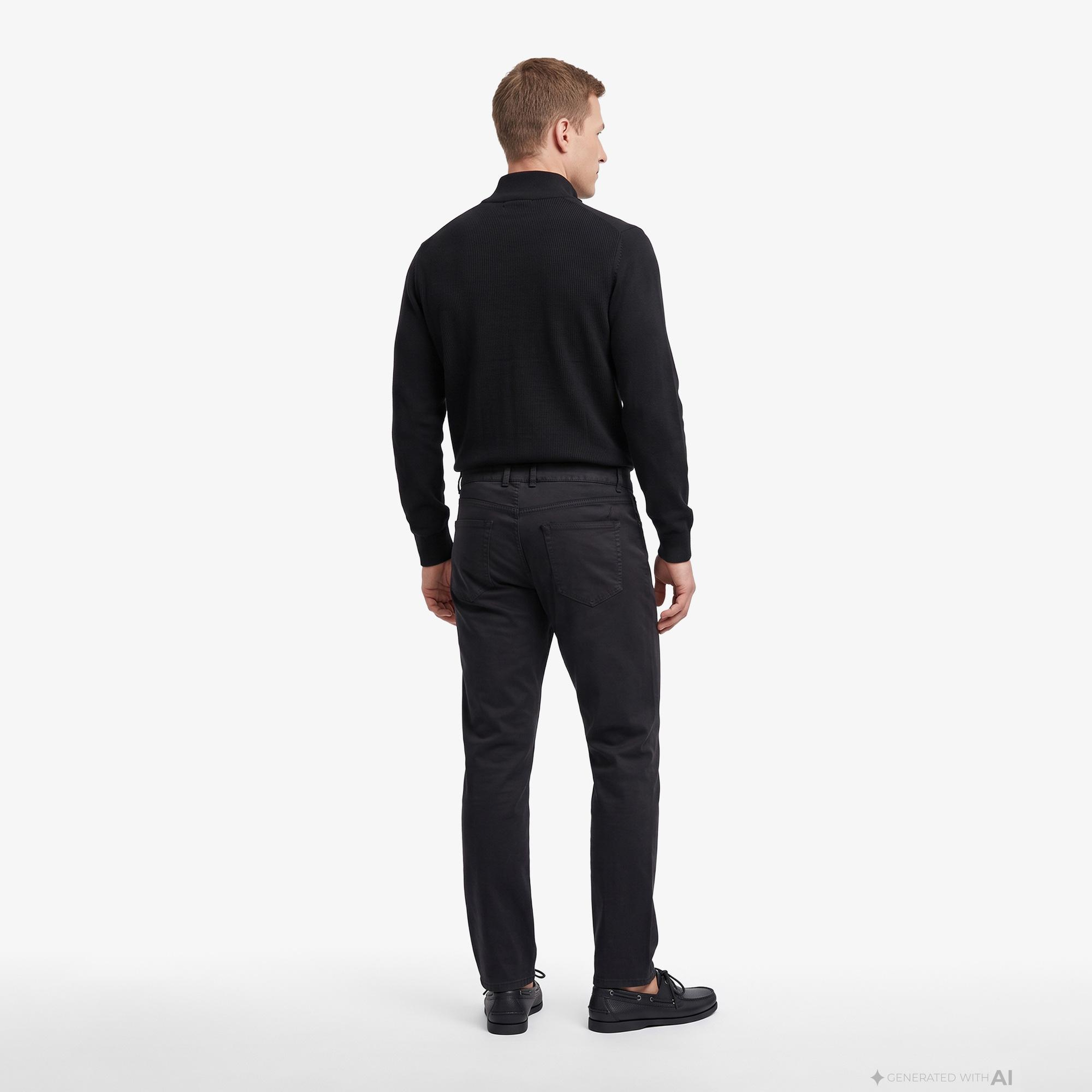 Nautica Erkek Siyah Slim Fit Pantolon