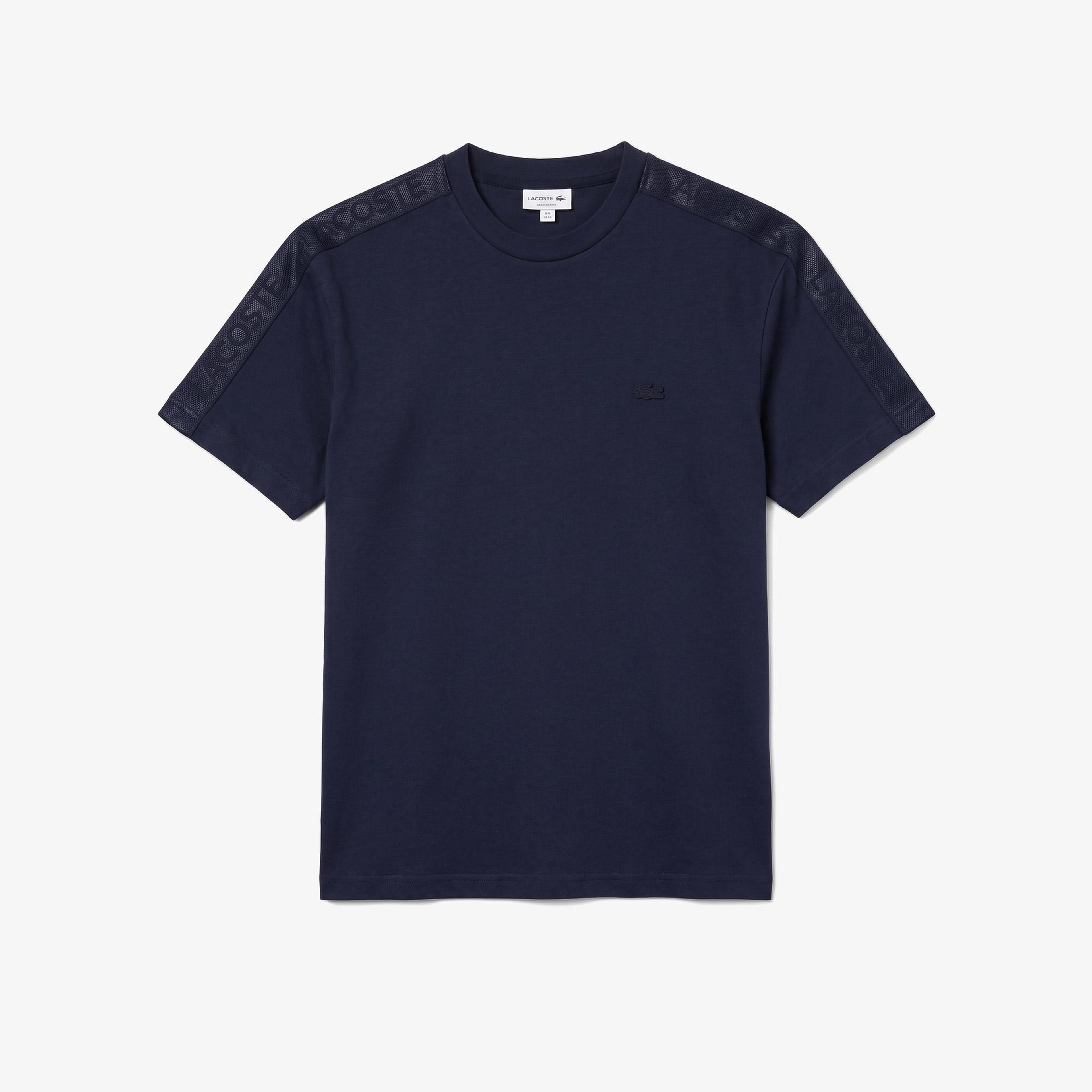 Erkek Relaxed Fit Bisiklet Yaka Lacivert T-Shirt