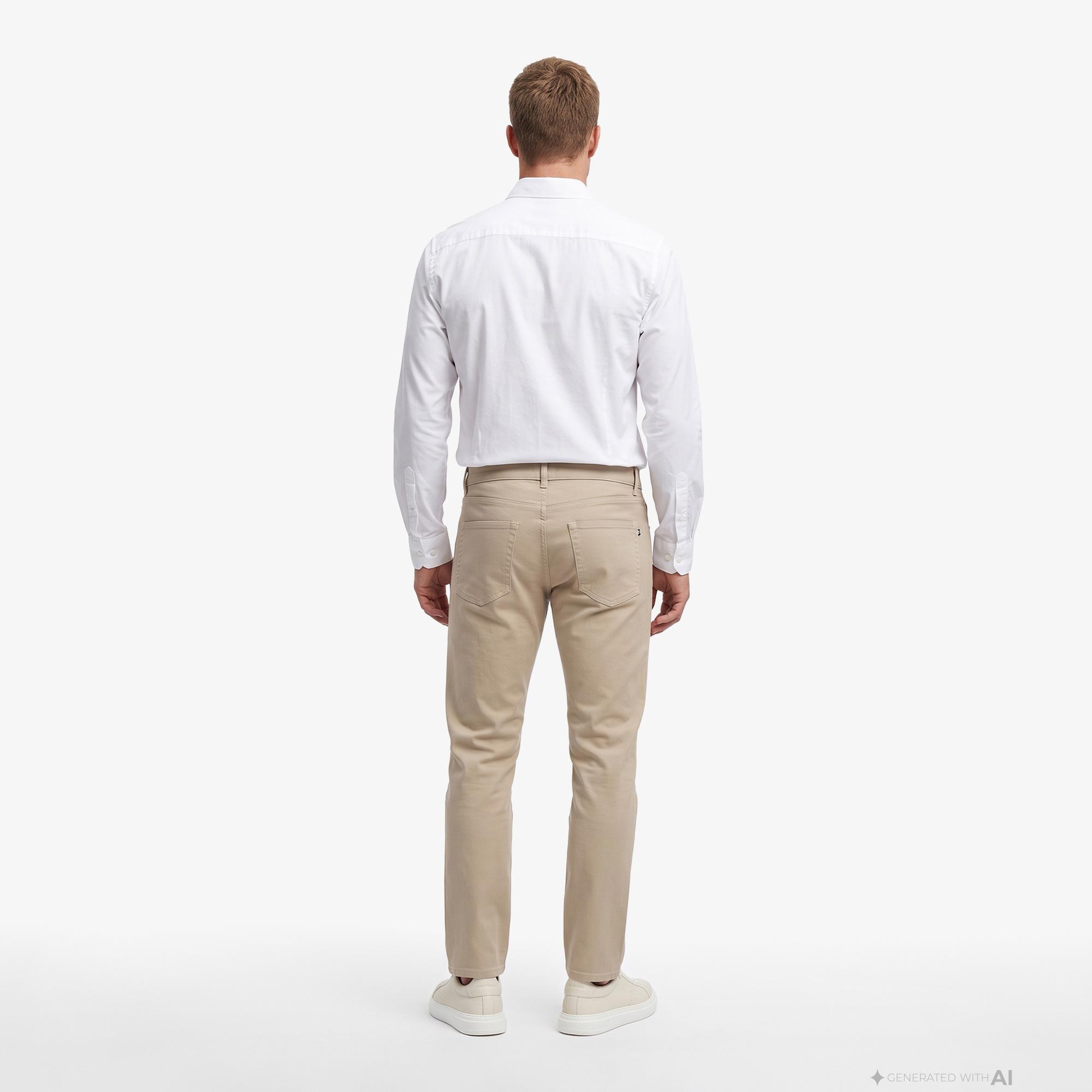 Nautica Erkek Bej Slim Fit Pantolon