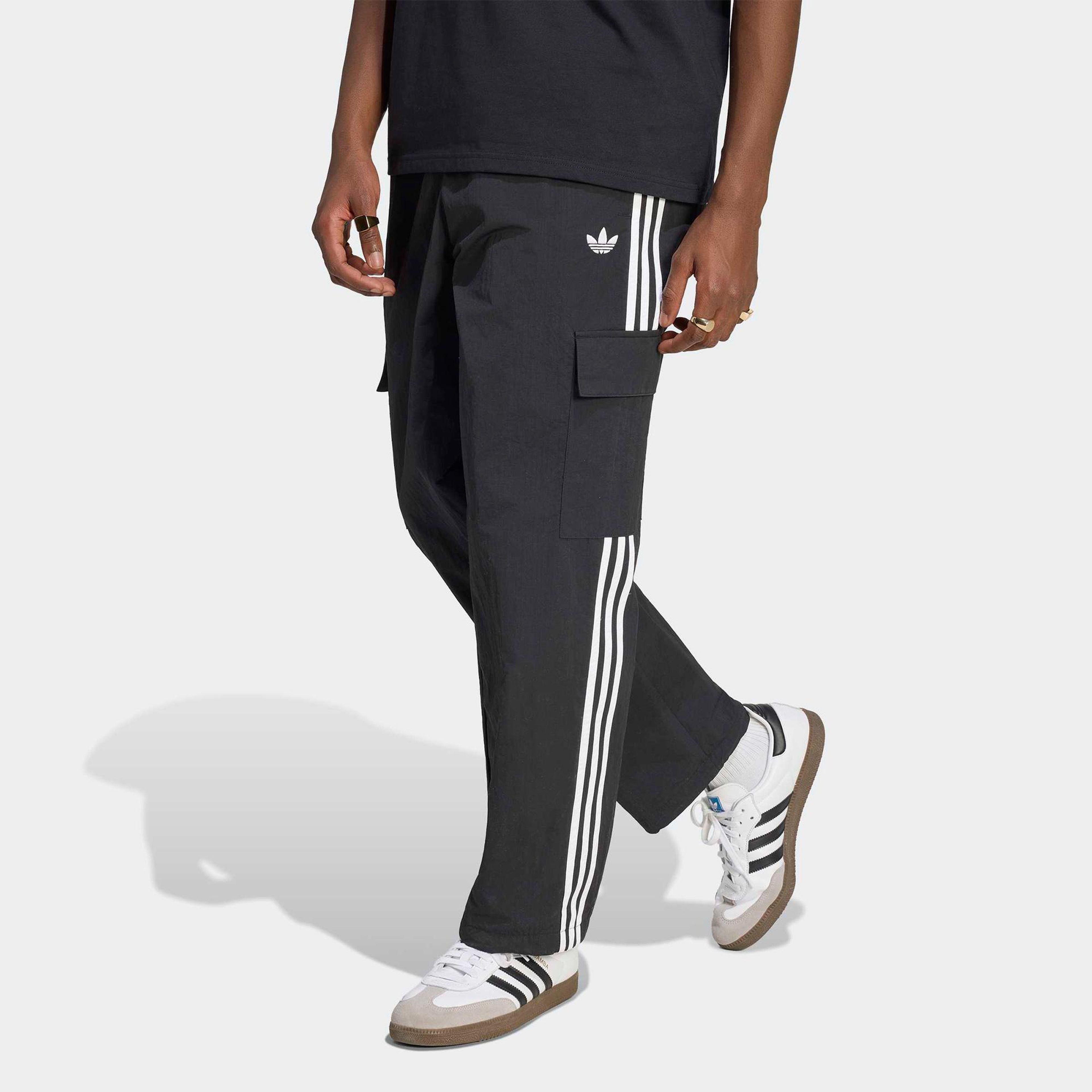 adidas 3-stripes Cargo Erkek Siyah Eşofman Altı