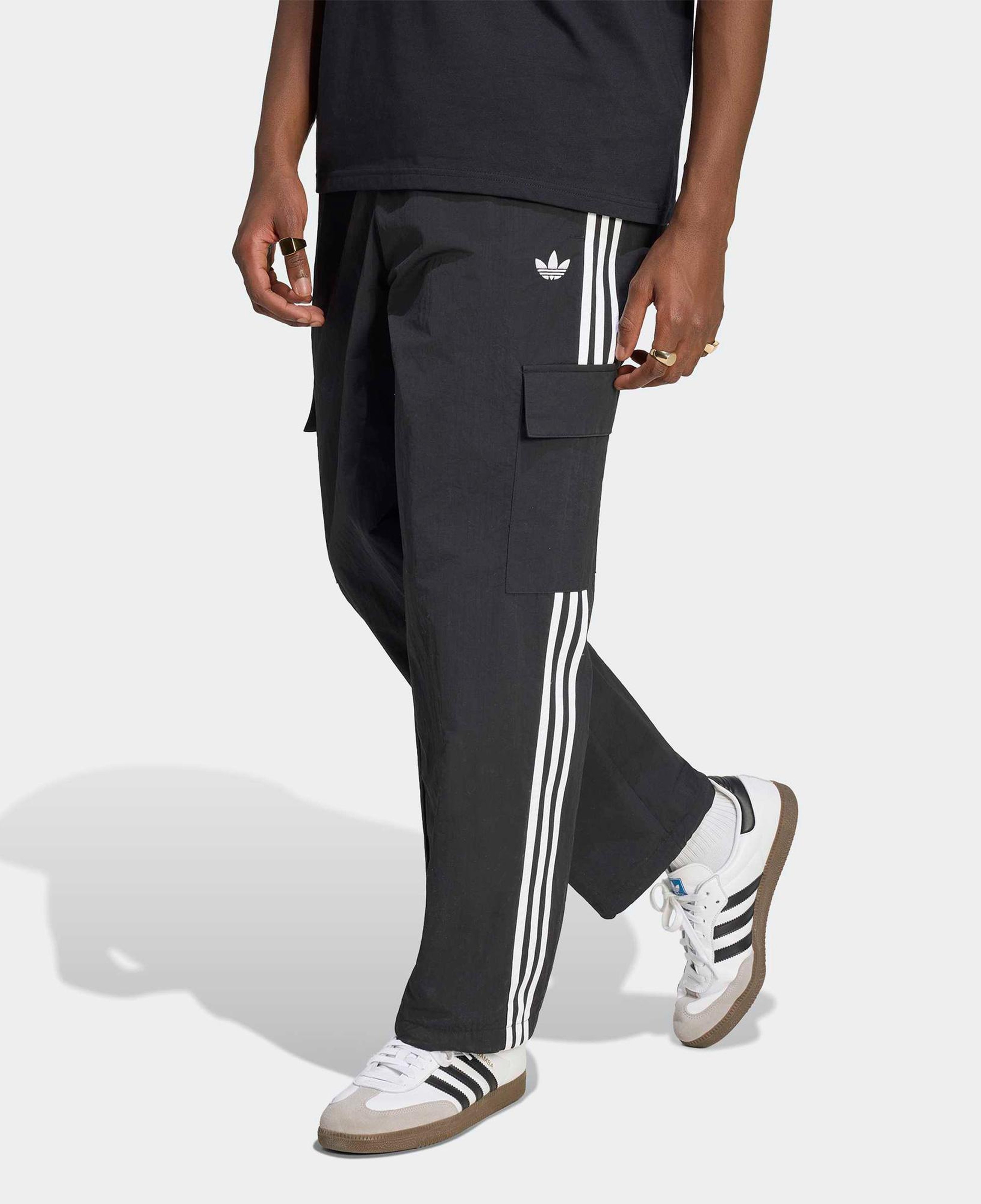 adidas 3-stripes Cargo Erkek Siyah Eşofman Altı