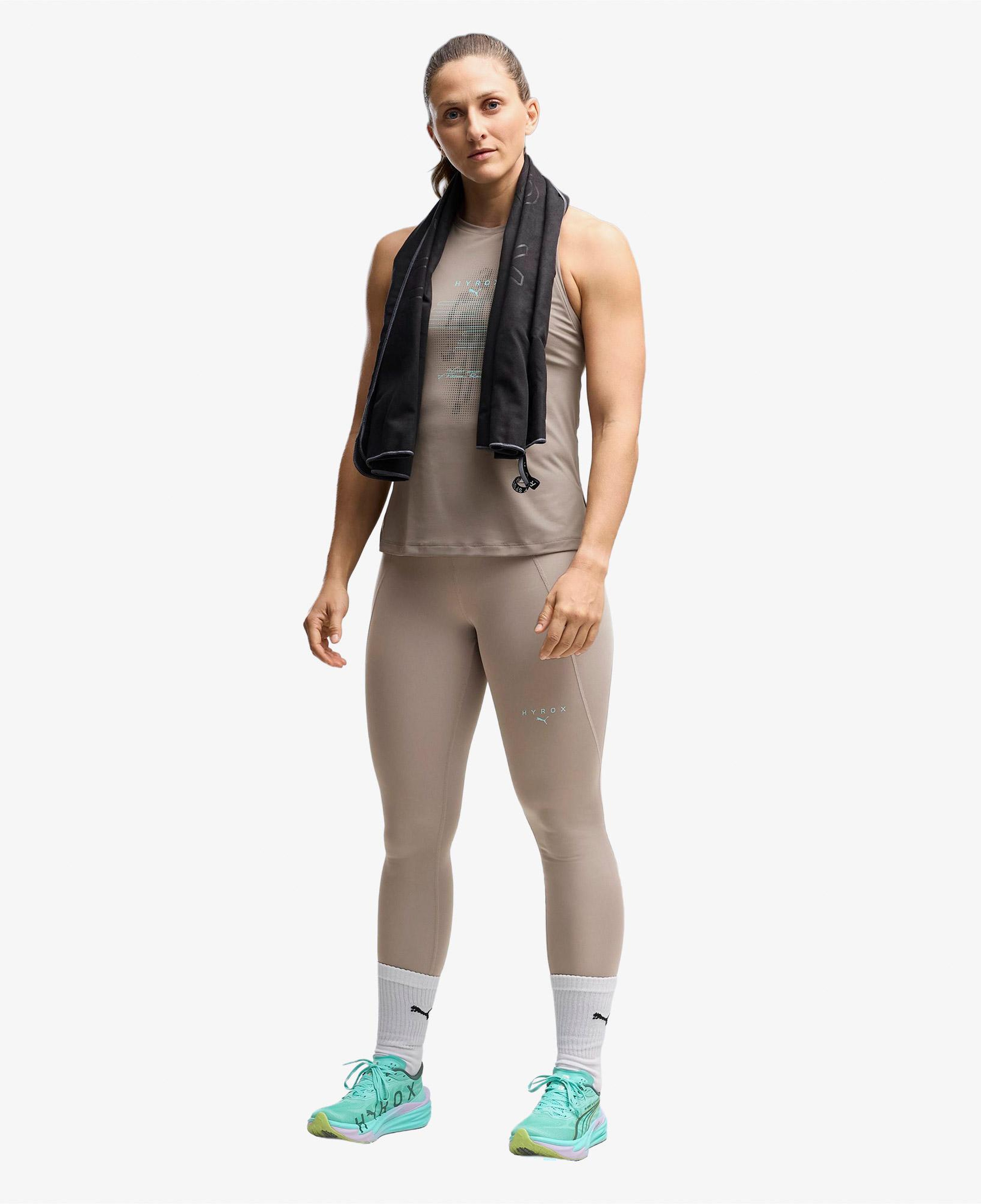 Puma X Hyrox Essentials Kadın Bej Tayt