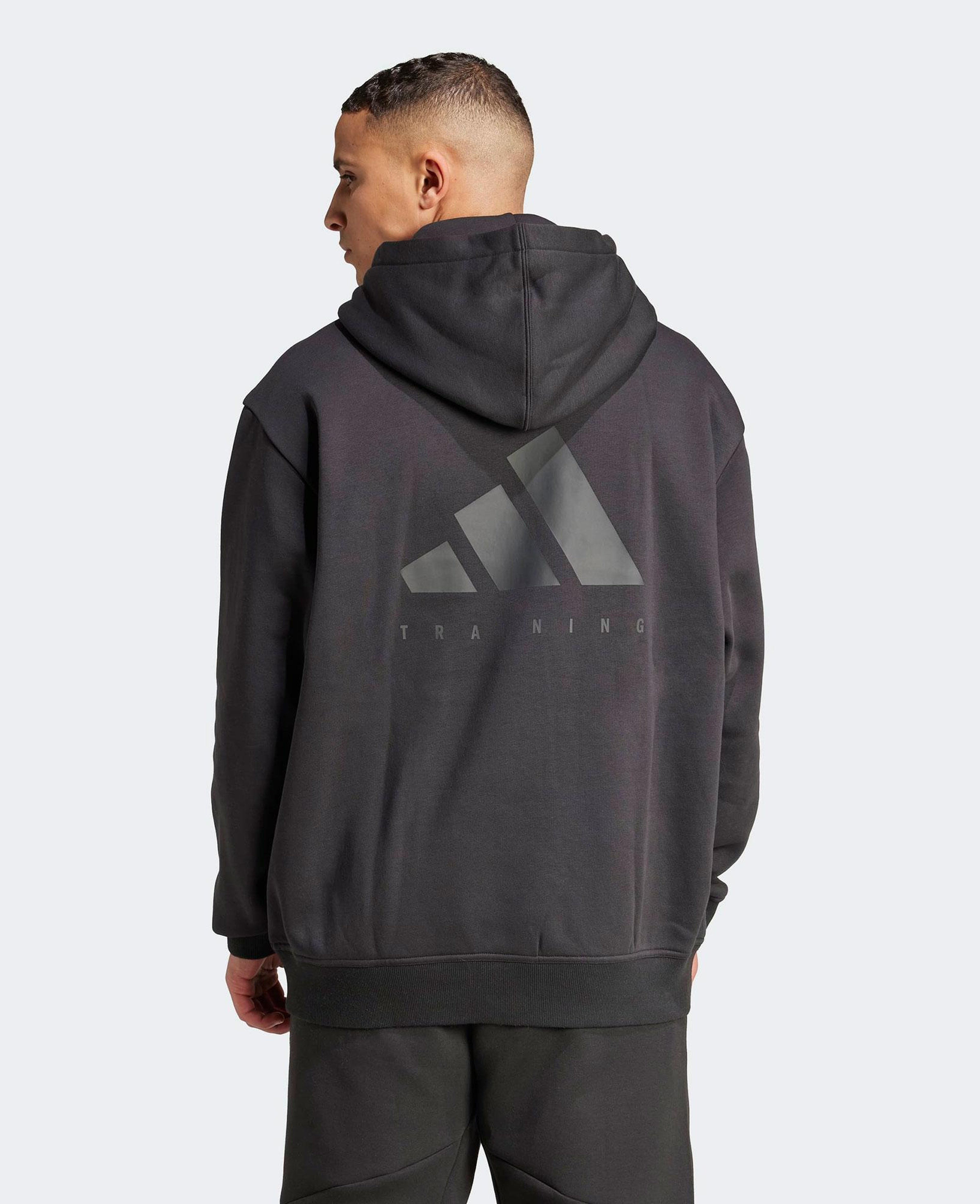 adidas Power Workout Oversize Erkek Siyah Sweatshirt