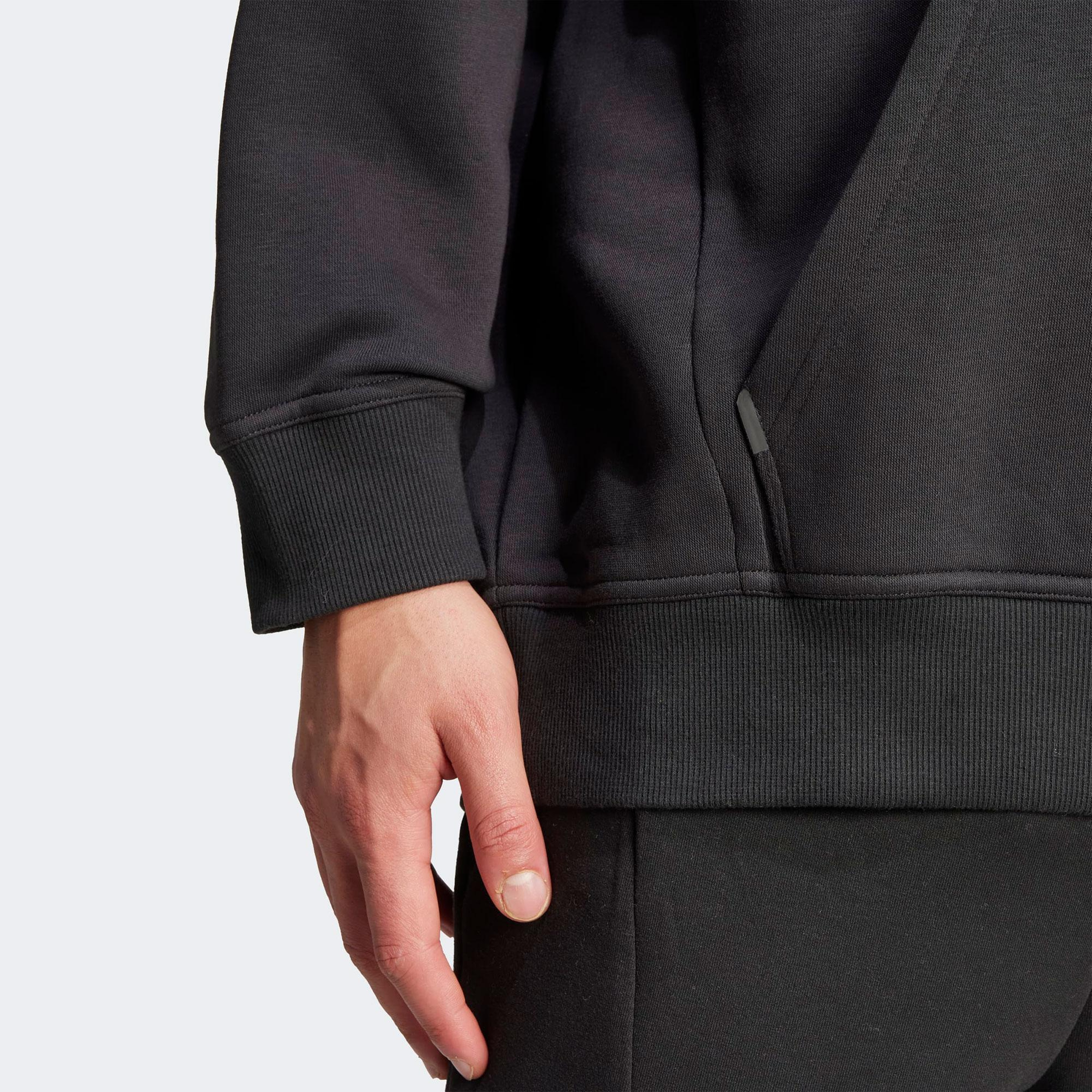 adidas Power Workout Oversize Erkek Siyah Sweatshirt