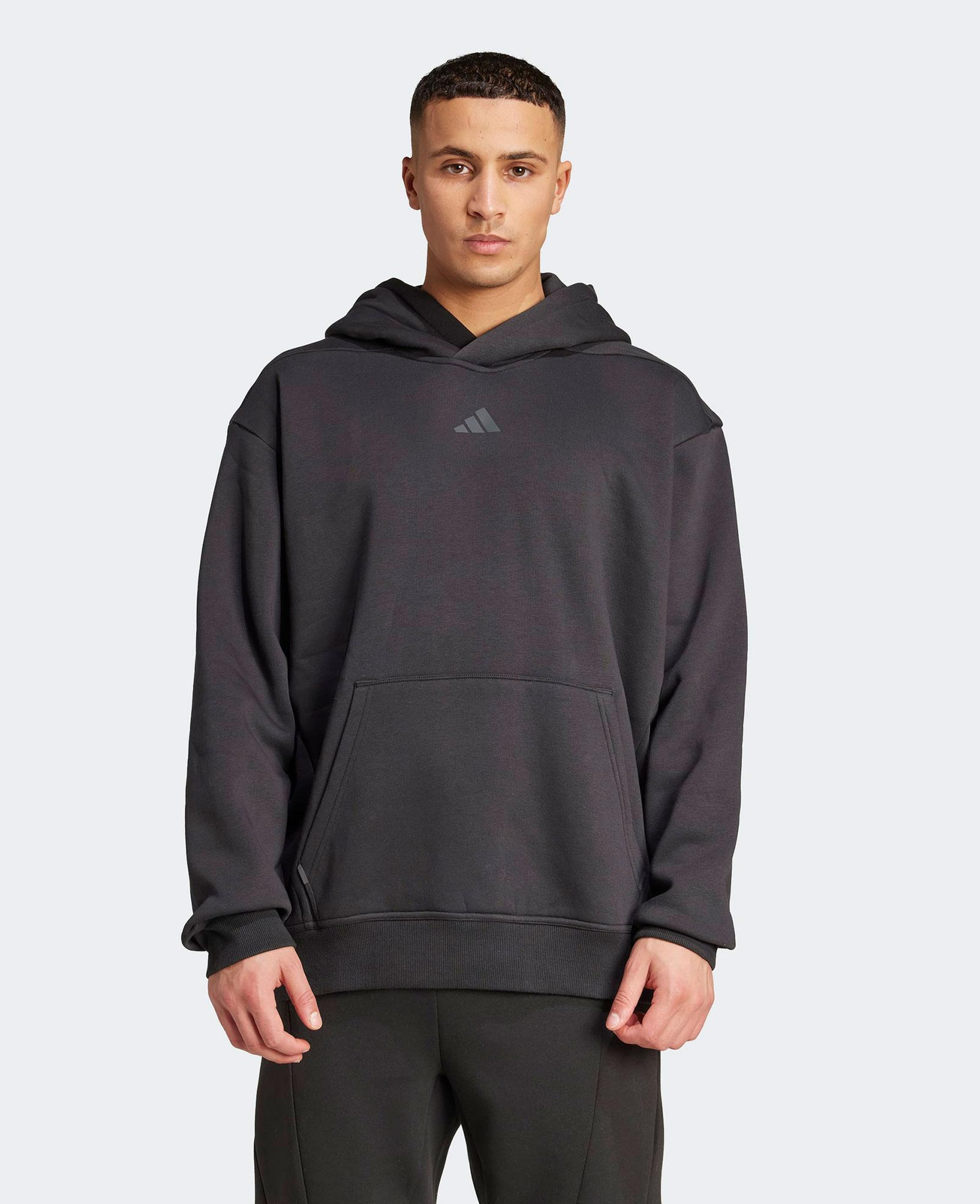adidas Power Workout Oversize Erkek Siyah Sweatshirt