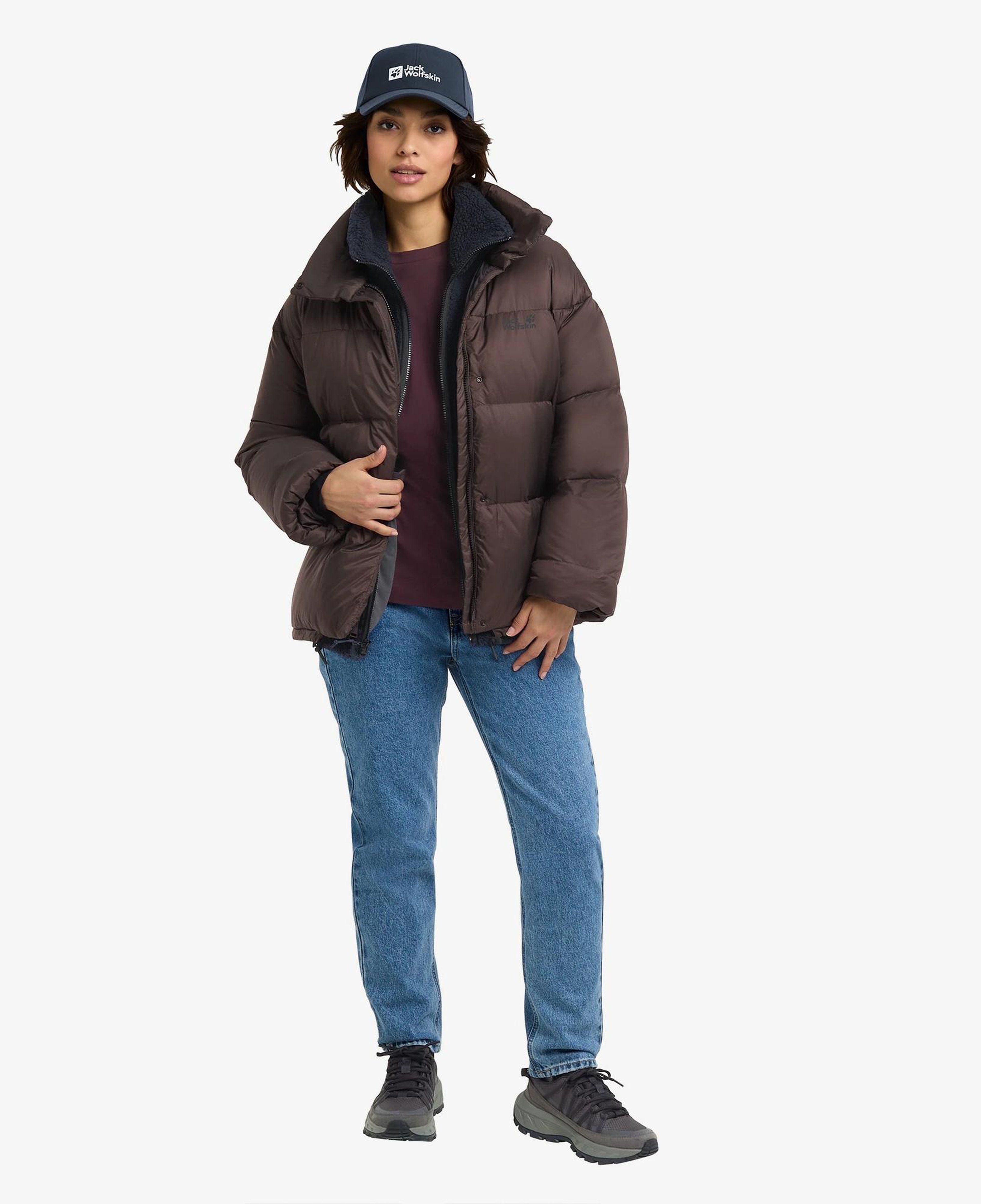 Jack Wolfskin Icy Hill Kadın Bordo Mont