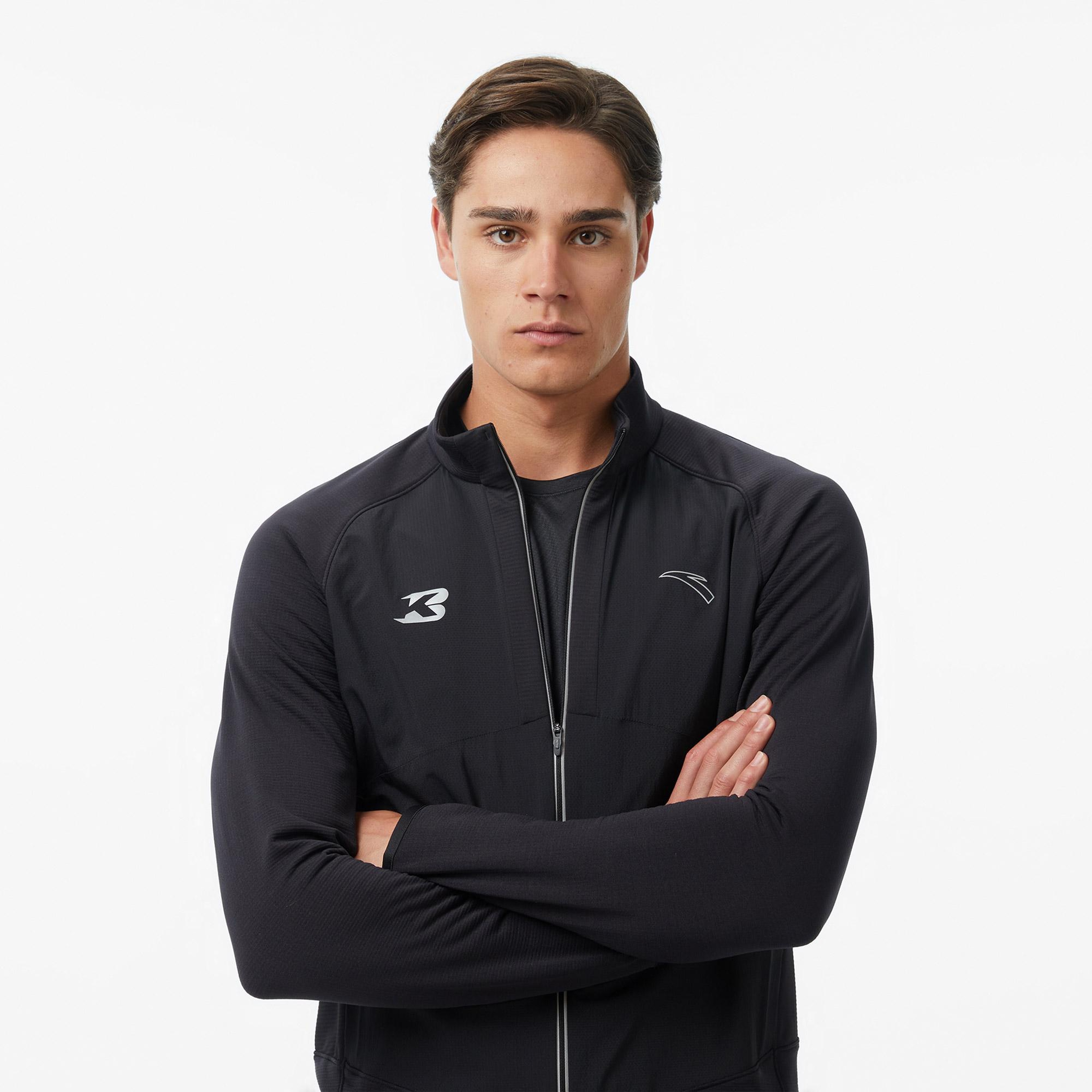 Anta Anta Running Erkek Siyah Sweatshirt