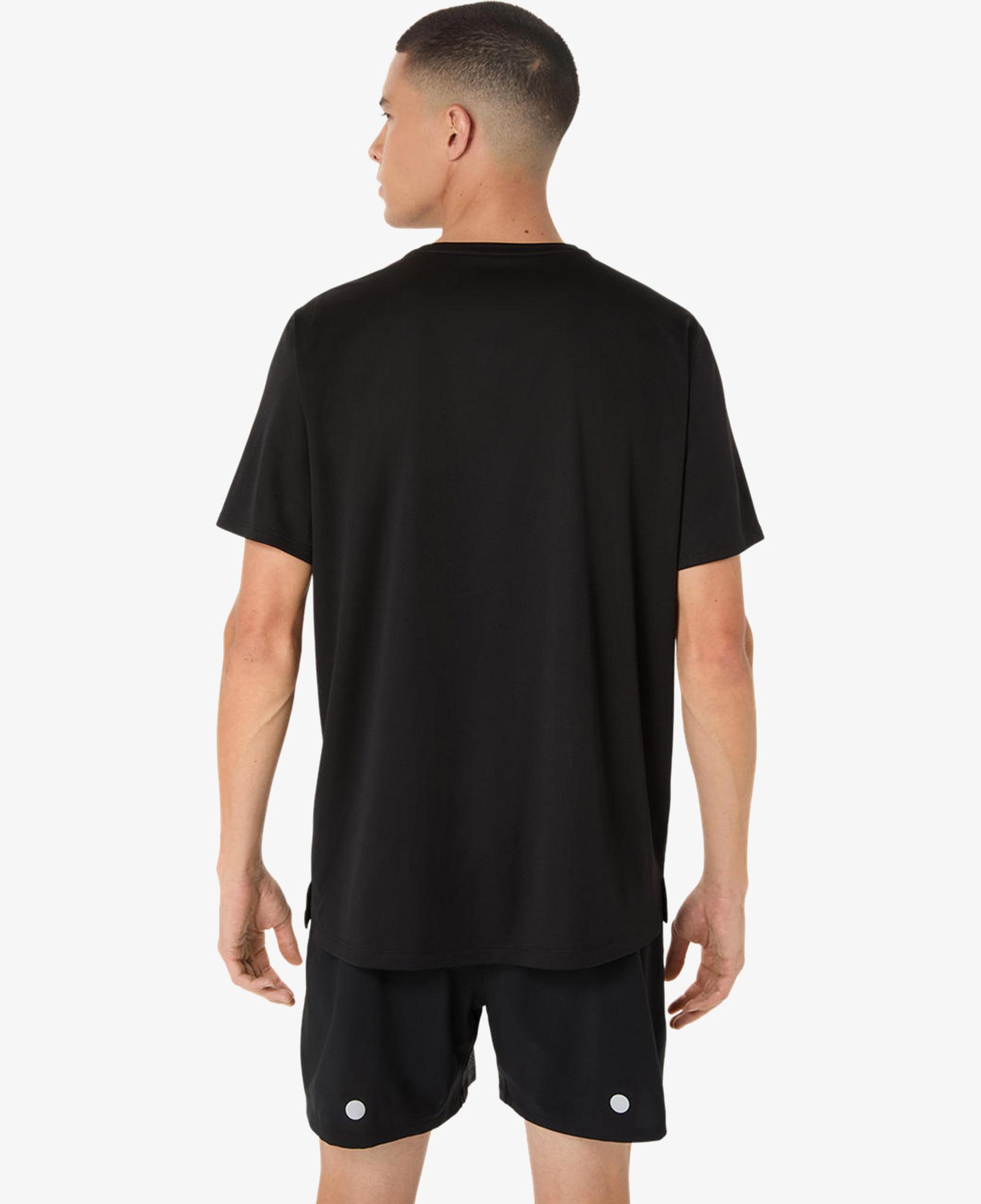 Asics Fujitrail Logo Ss Top Erkek Siyah T-Shirt