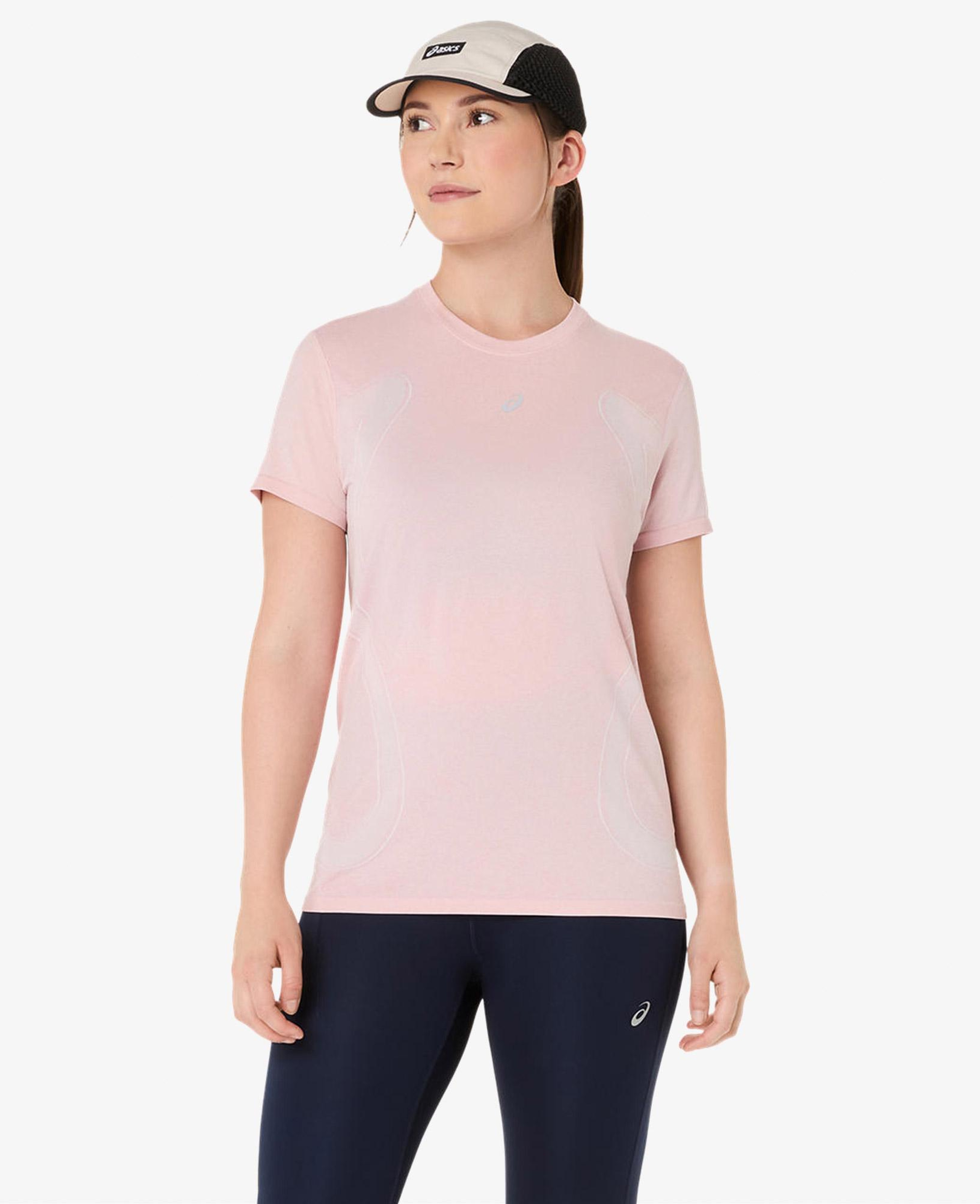 Asics Road Seamless Ss Top Kadın Turuncu Koşu Sweatshirt