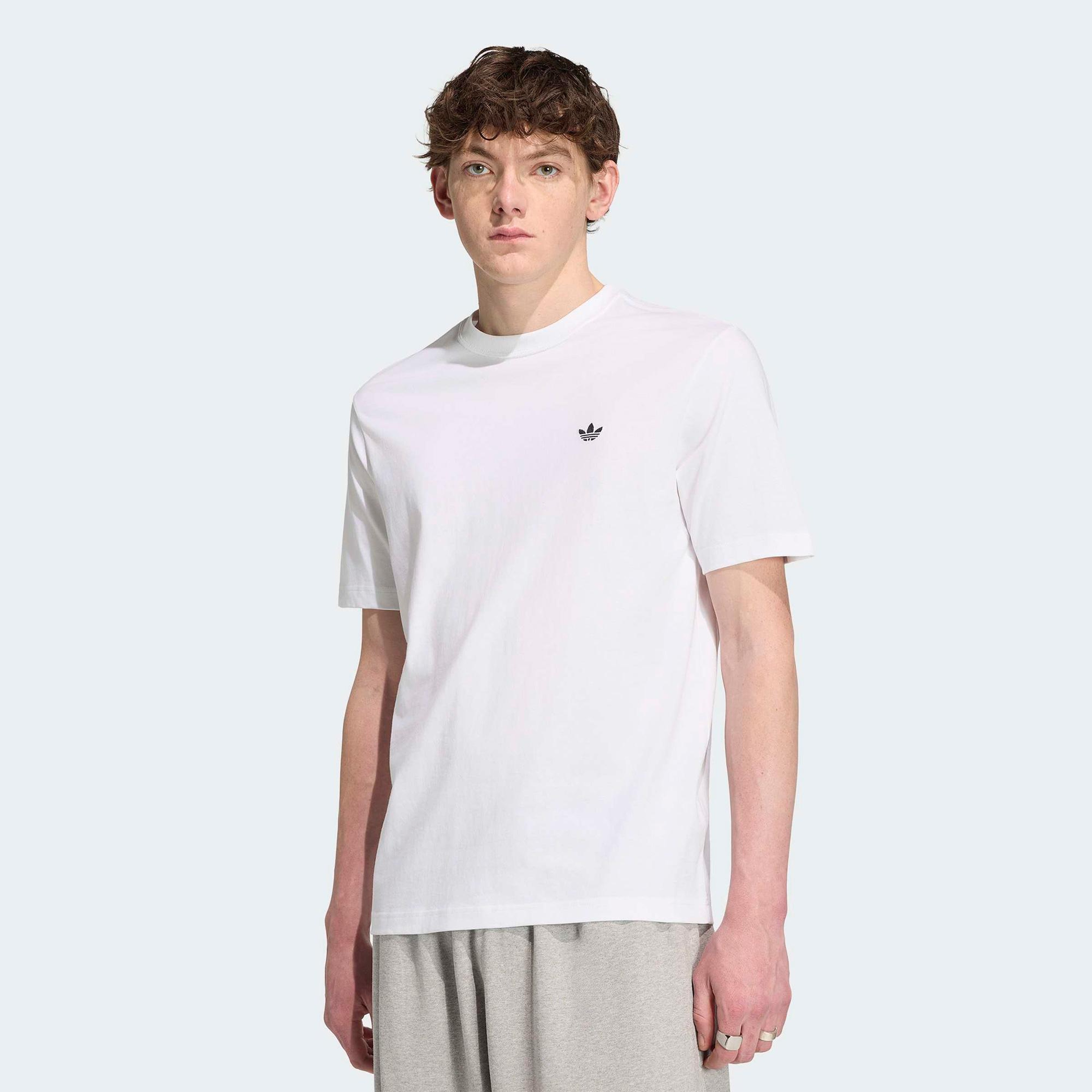 adidas Ess Reg Erkek Beyaz T-Shirt
