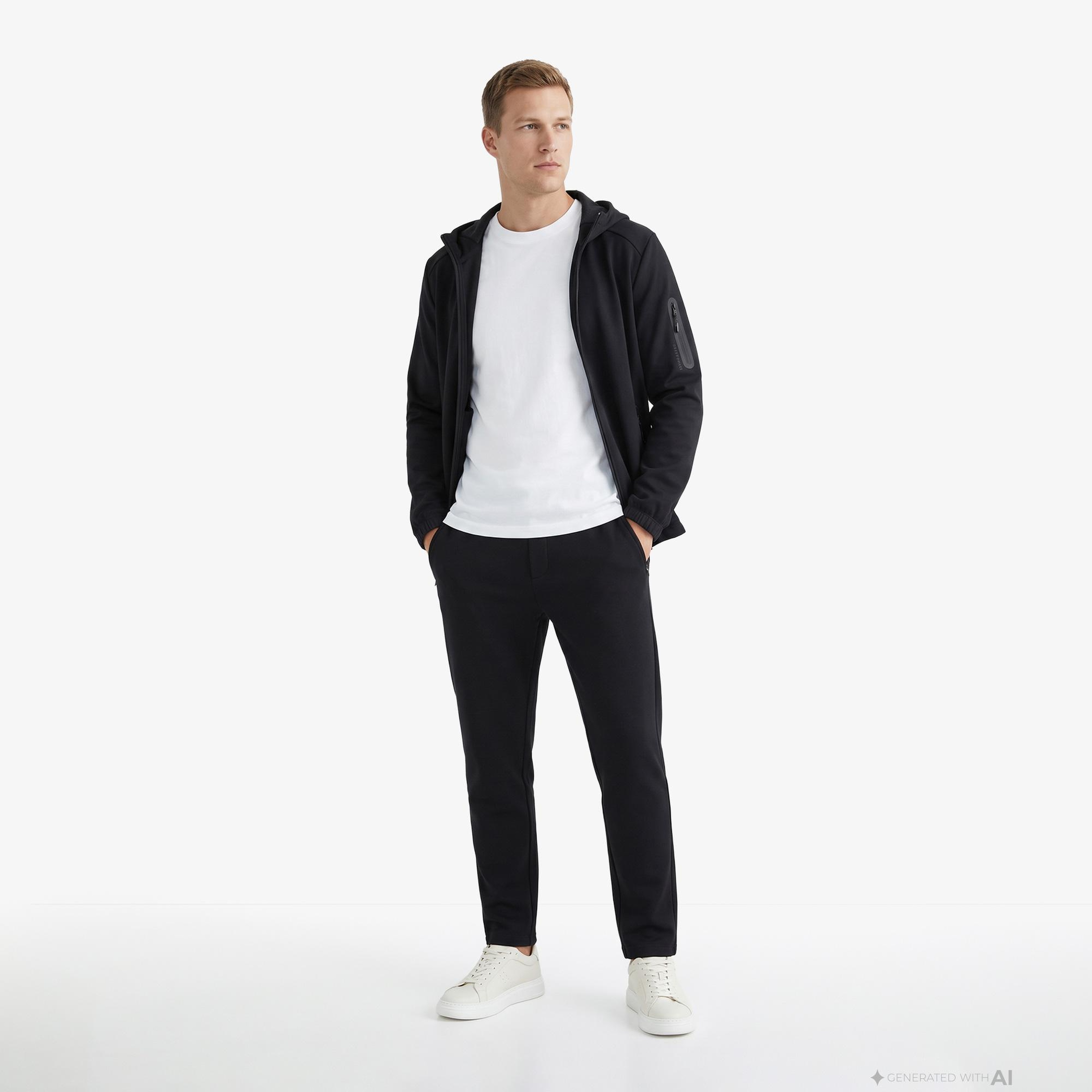 Nautica Erkek Siyah Sweatshirt