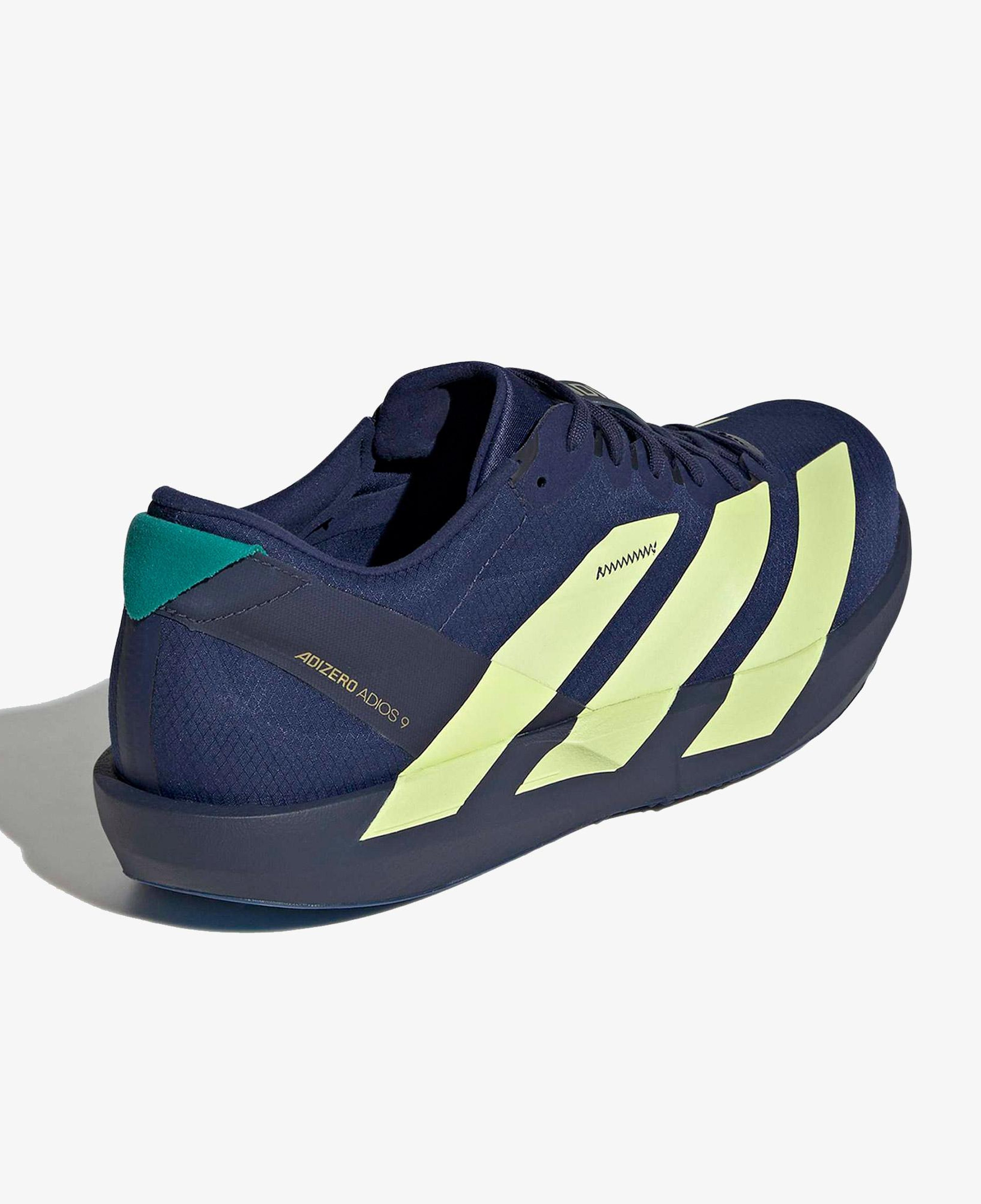 adidas Adizero Adios 9 Erkek Lacivert Yarış Koşu Ayakkabısı