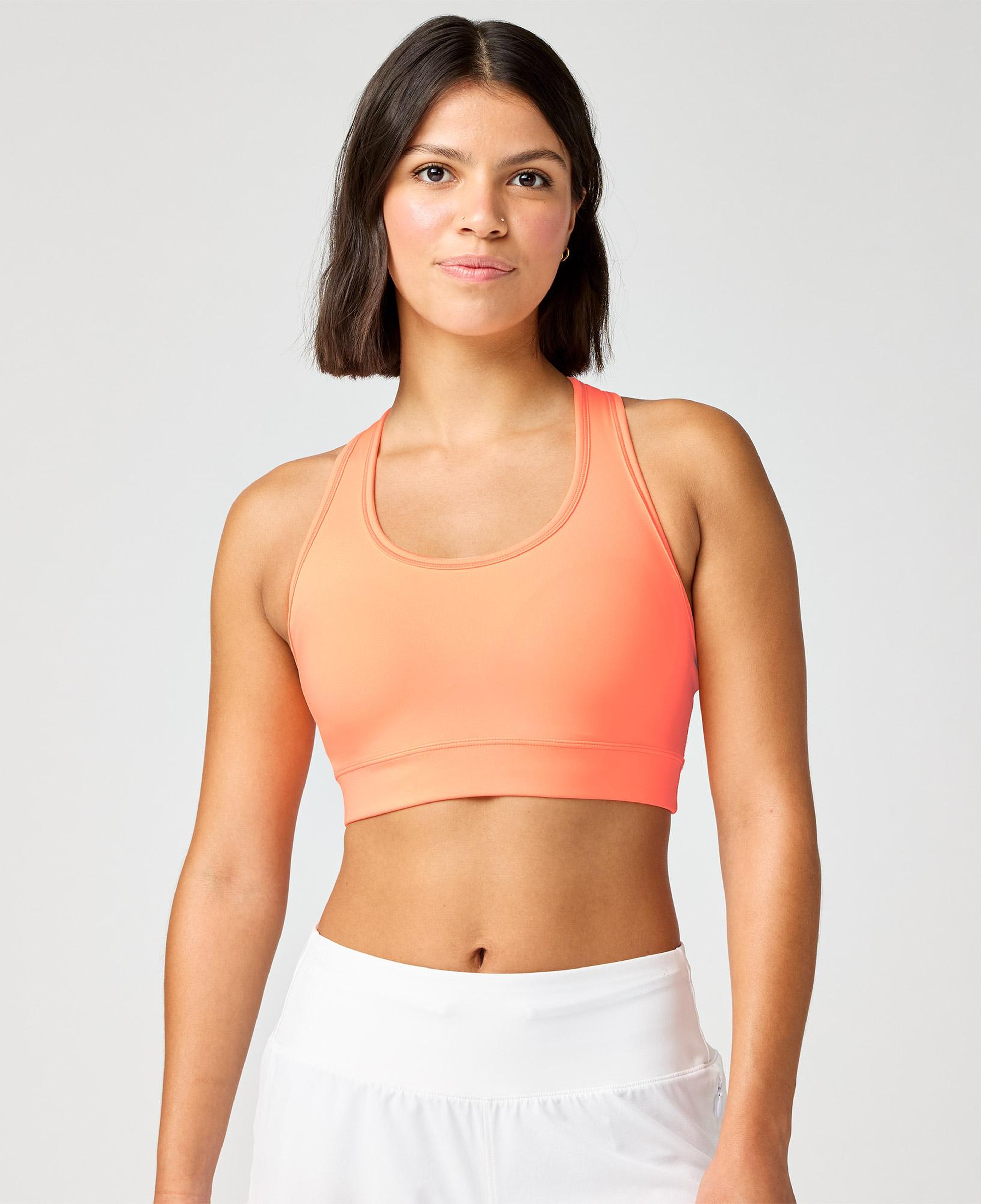 Brooks Dash Padded Bra Kadın Turuncu Bra