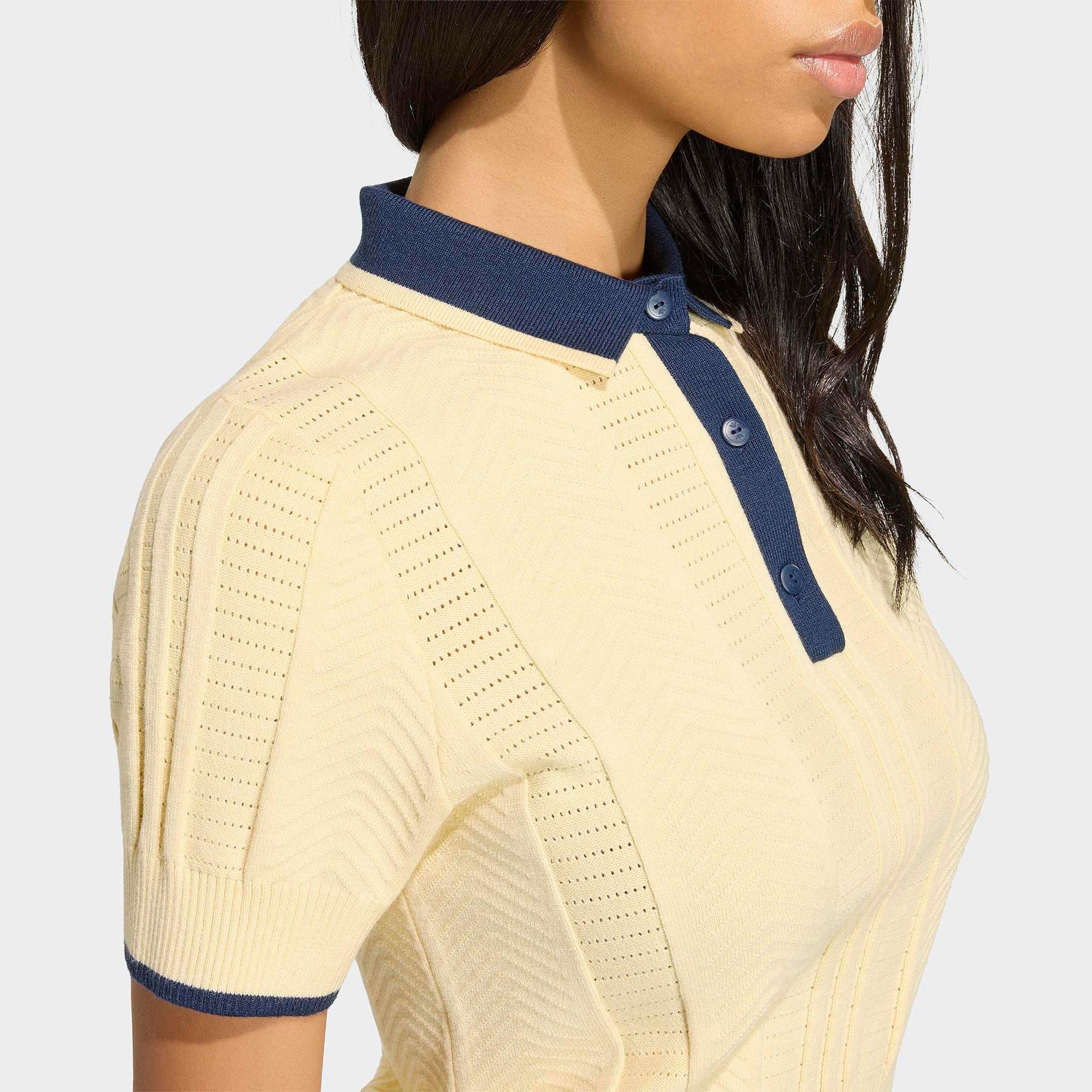 adidas Polo Sh Sleeves Kadın Siyah Polo Yaka T-Shirt
