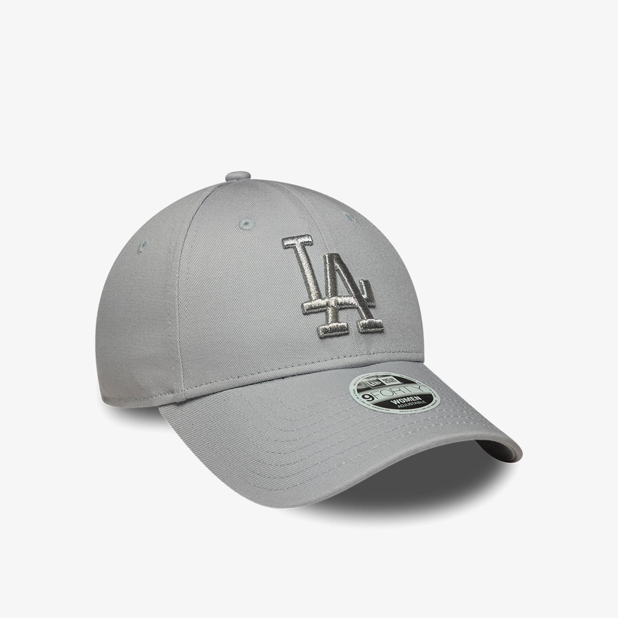 New Era Metallic Logo 9Forty Losdod Dgrmts Kadın Gri Şapka