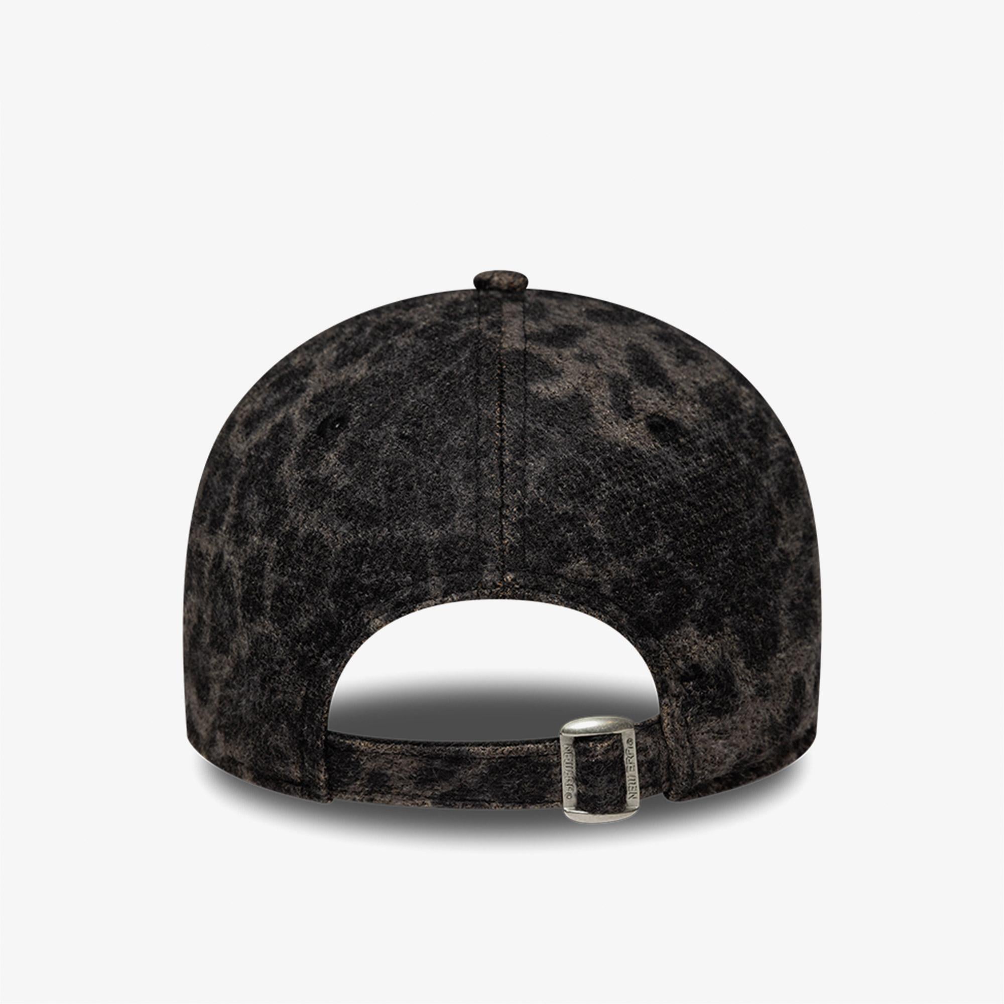 New Era Cosy Leopard 9Forty Losdod  Blk Kadın Siyah Şapka