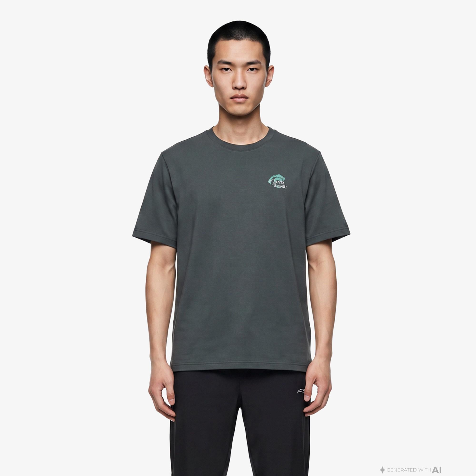 Anta Anta Iconic Erkek Yeşil T-Shirt