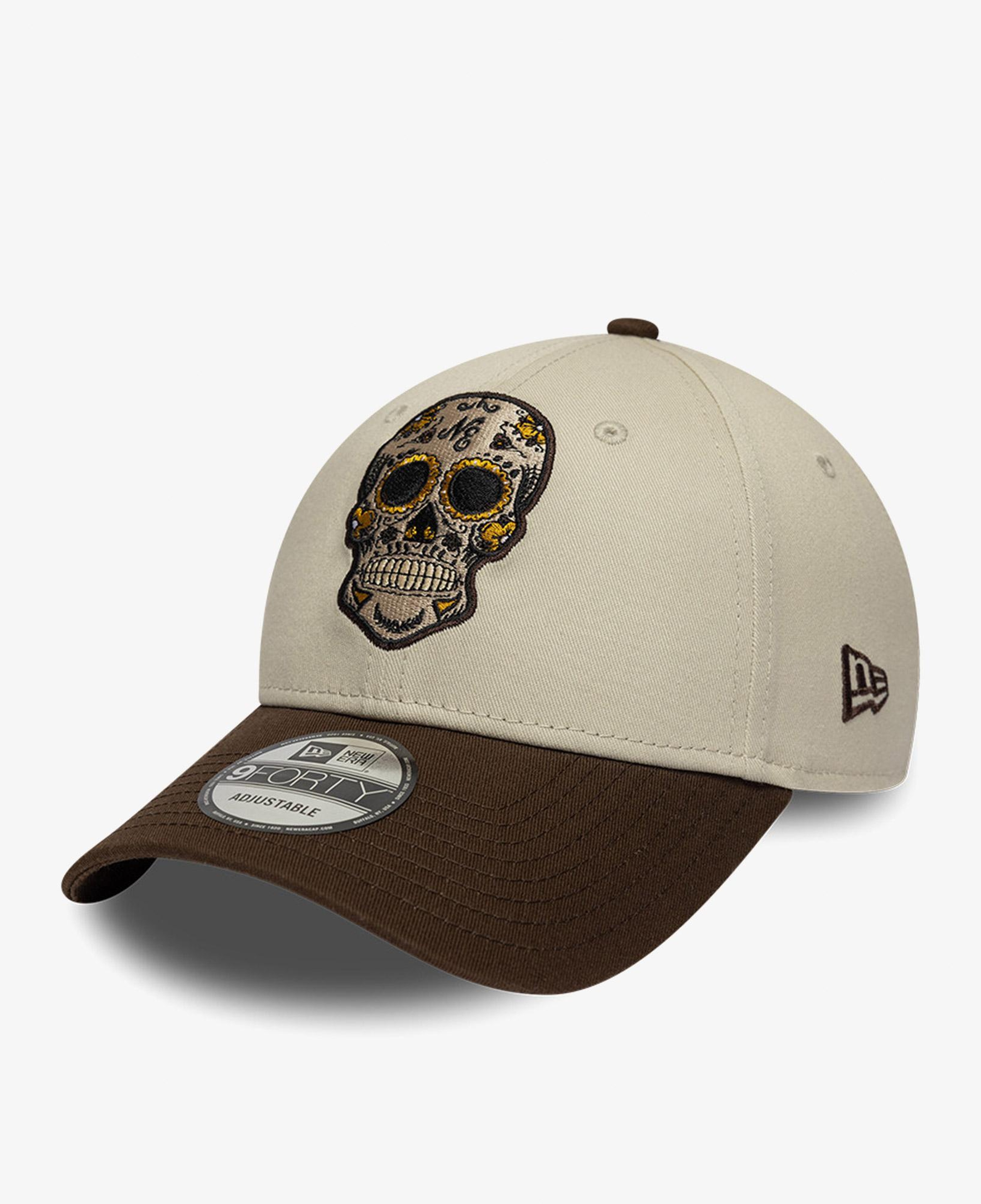 New Era Ne Skull 9Forty Newera Stnabr Unisex Bej Şapka