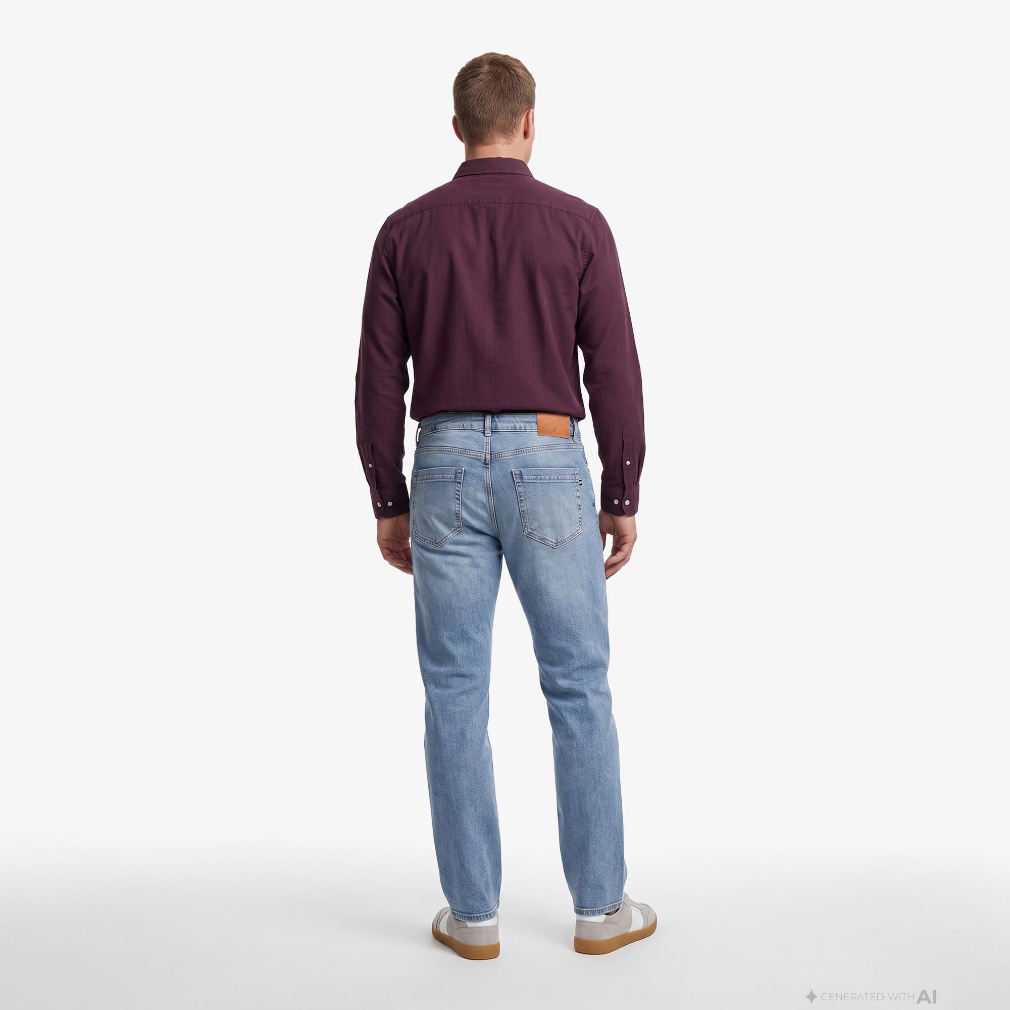 Nautica Erkek Mavi Denim Pantolon