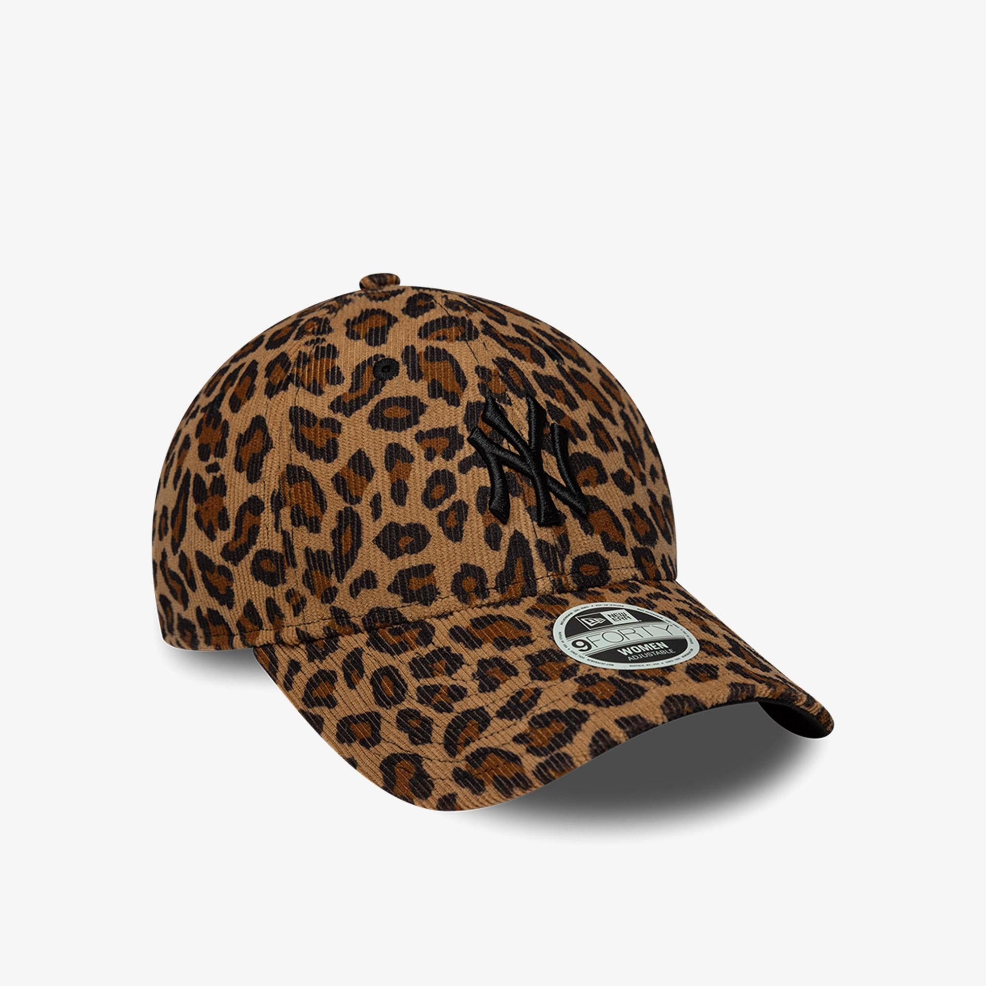 New Era Leopard Cord 9Forty Neyyan Stnblk Kadın Bej Şapka