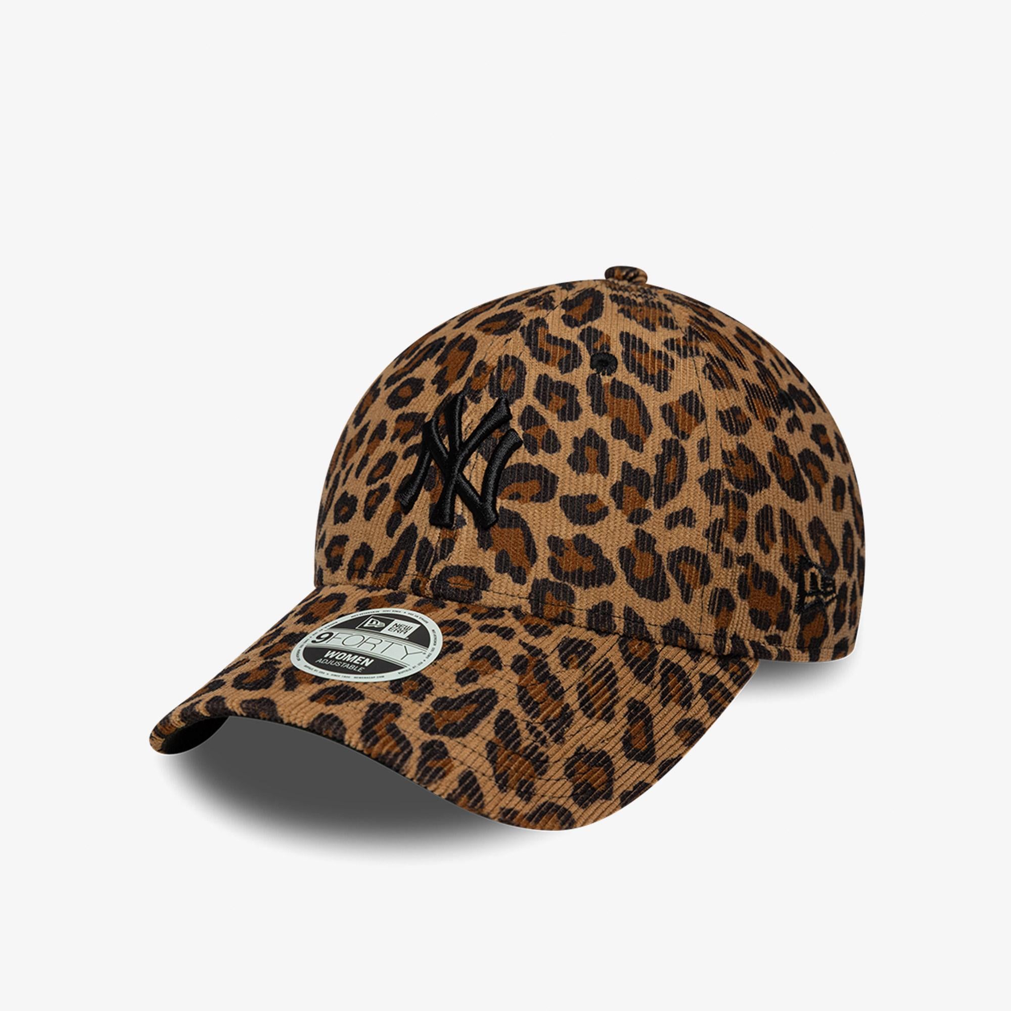 New Era Leopard Cord 9Forty Neyyan Stnblk Kadın Bej Şapka