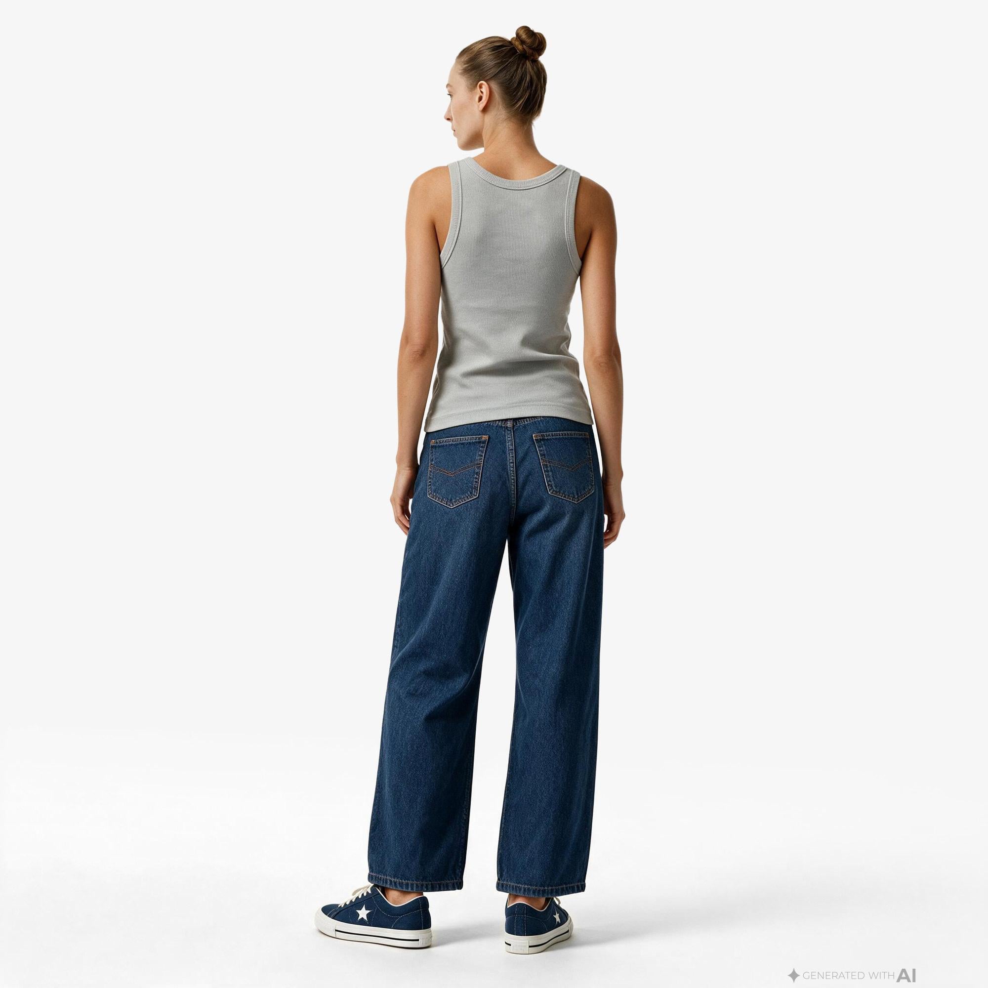 UNITED4 Denim Kadın Mavi Pantolon