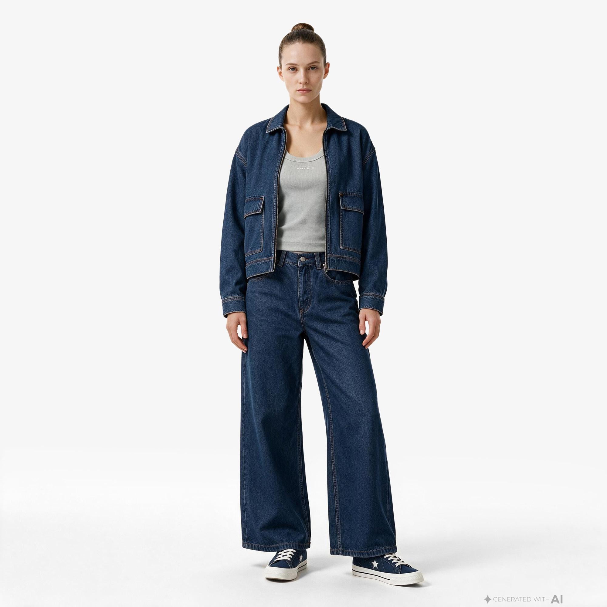 UNITED4 Denim Kadın Mavi Pantolon