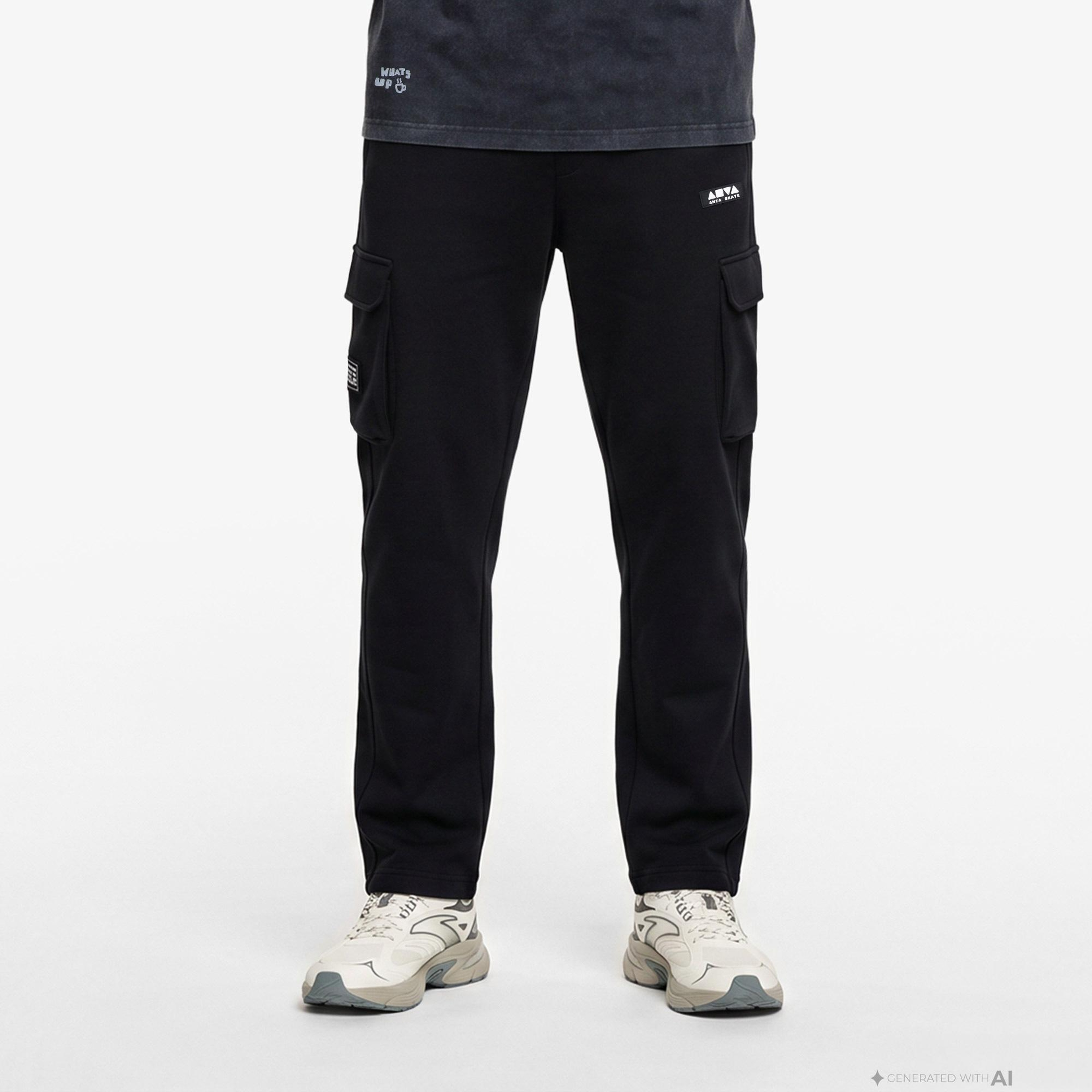 Anta Diary Of Skater Erkek Siyah Eşofman Altı