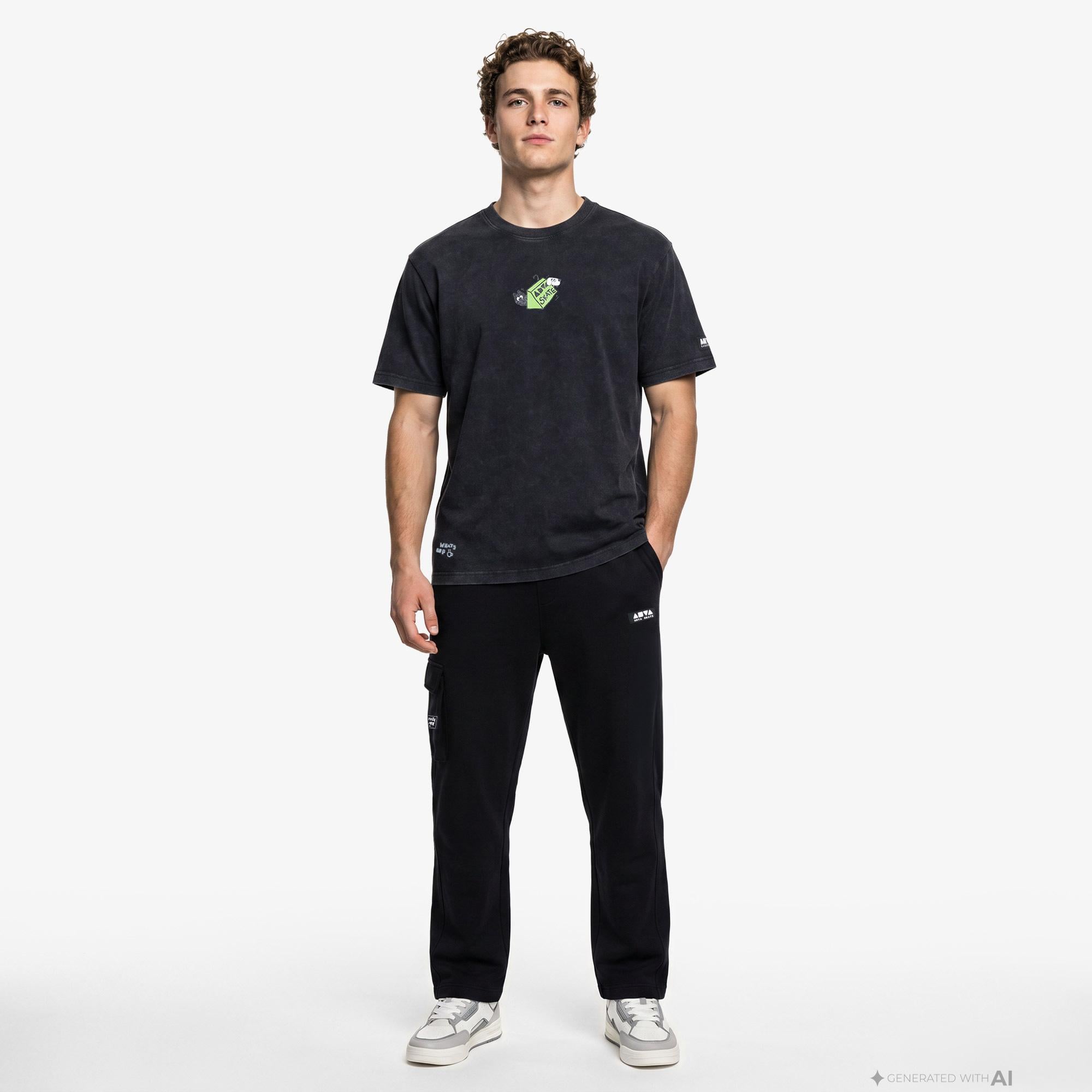 Anta Diary Of Skater Erkek Siyah T-Shirt