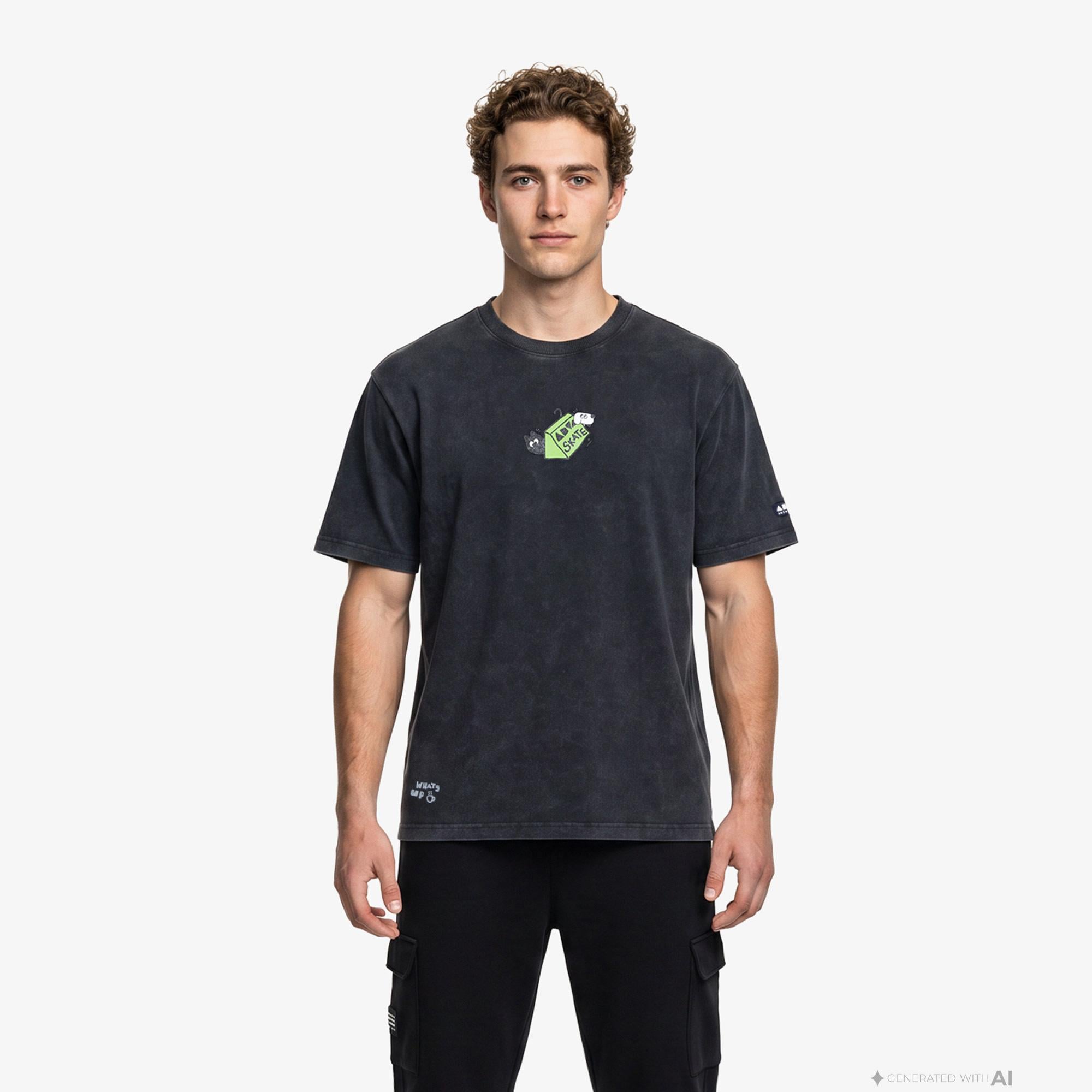 Anta Diary Of Skater Erkek Siyah T-Shirt