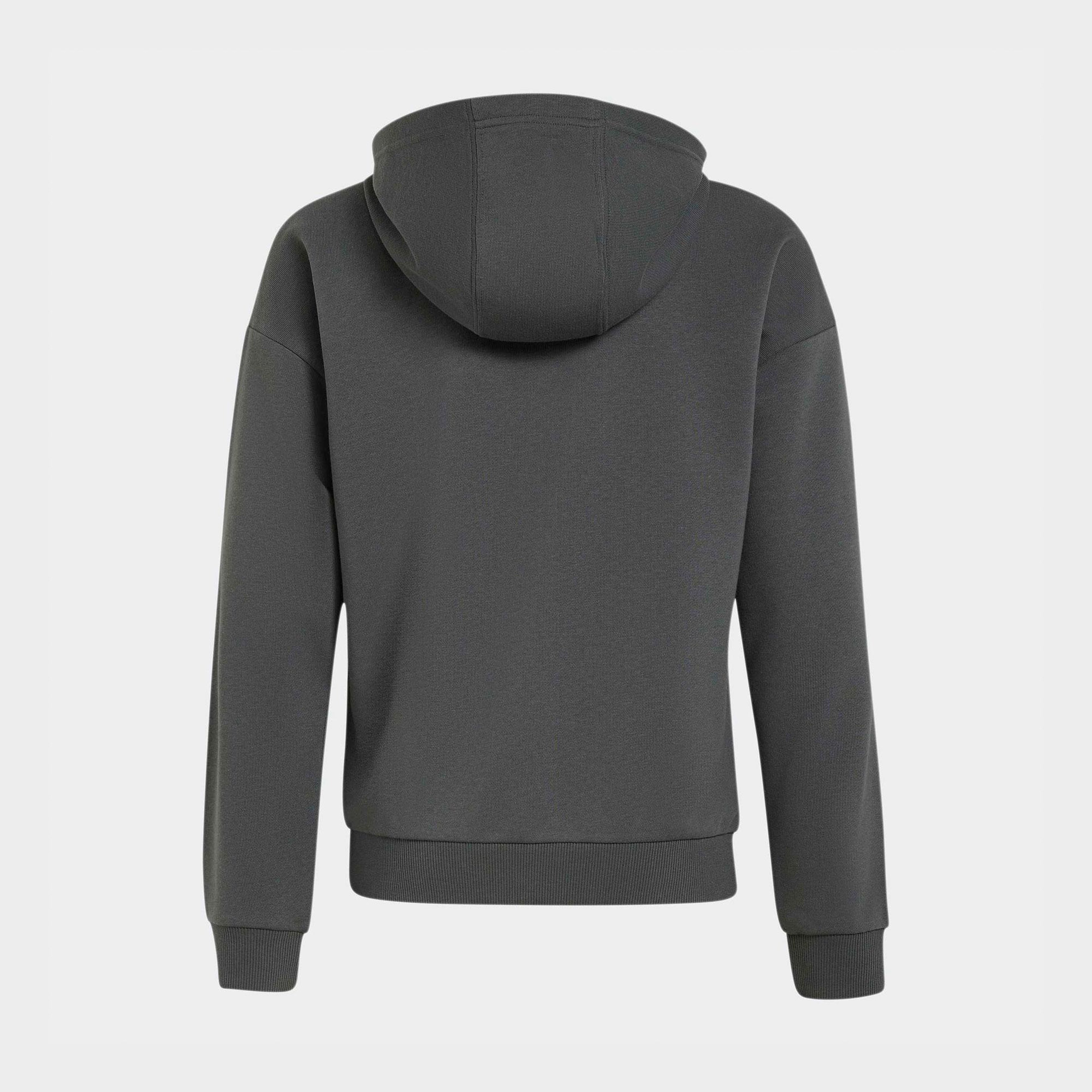adidas Sportswear Çocuk Gri Fermuarlı Sweatshirt