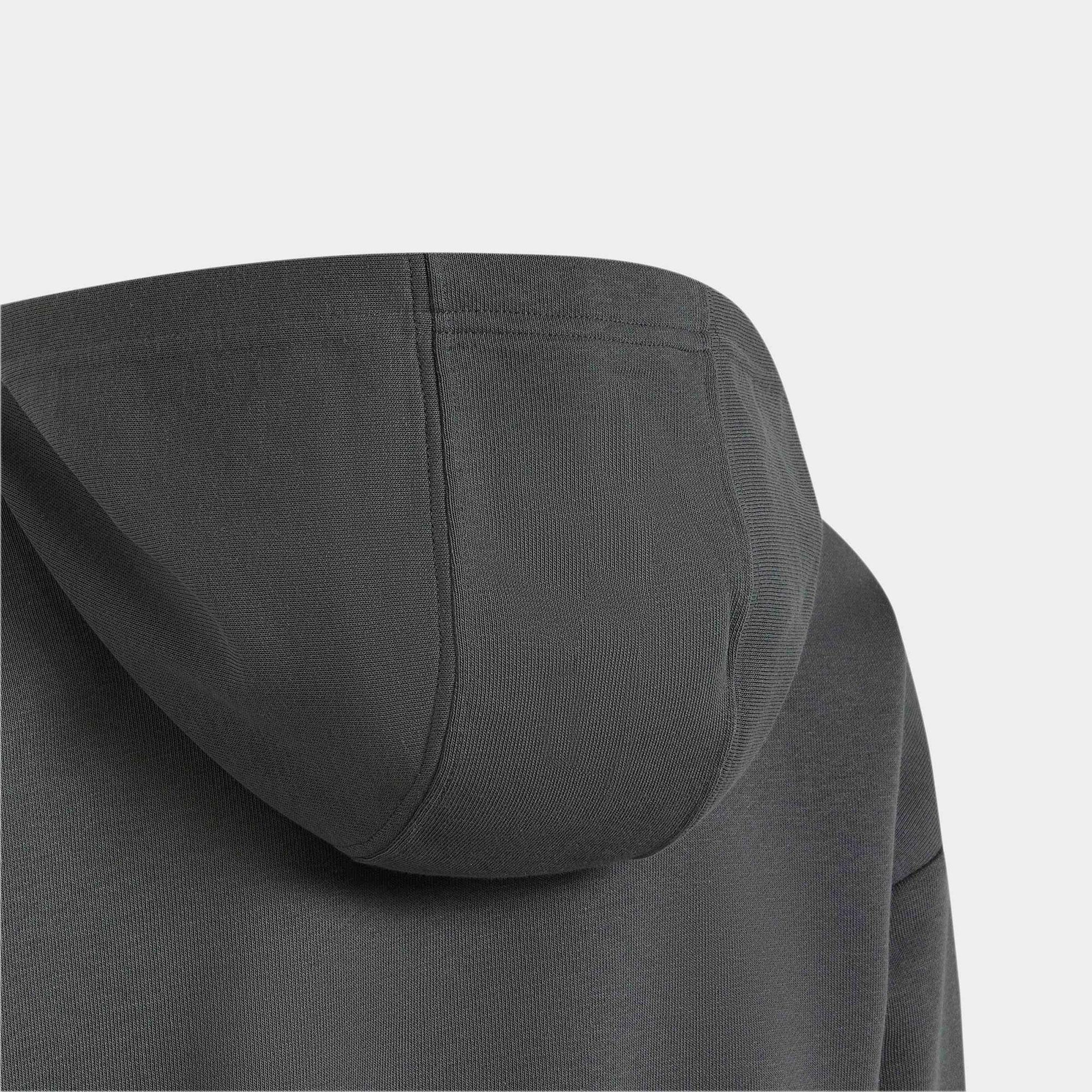 adidas Sportswear Çocuk Gri Fermuarlı Sweatshirt