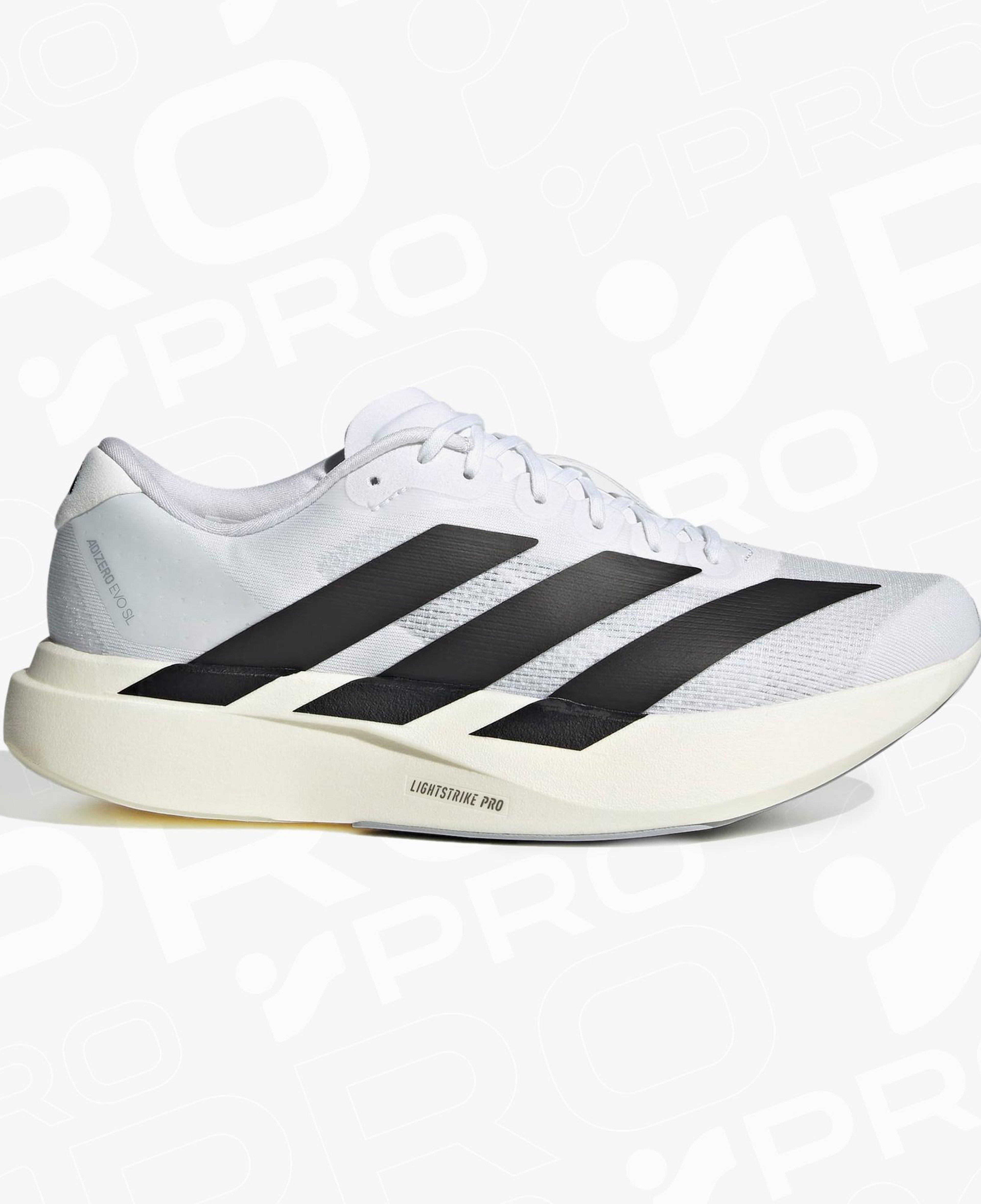 adidas Adizero Evo Sl Erkek Beyaz Koşu Ayakkabısı