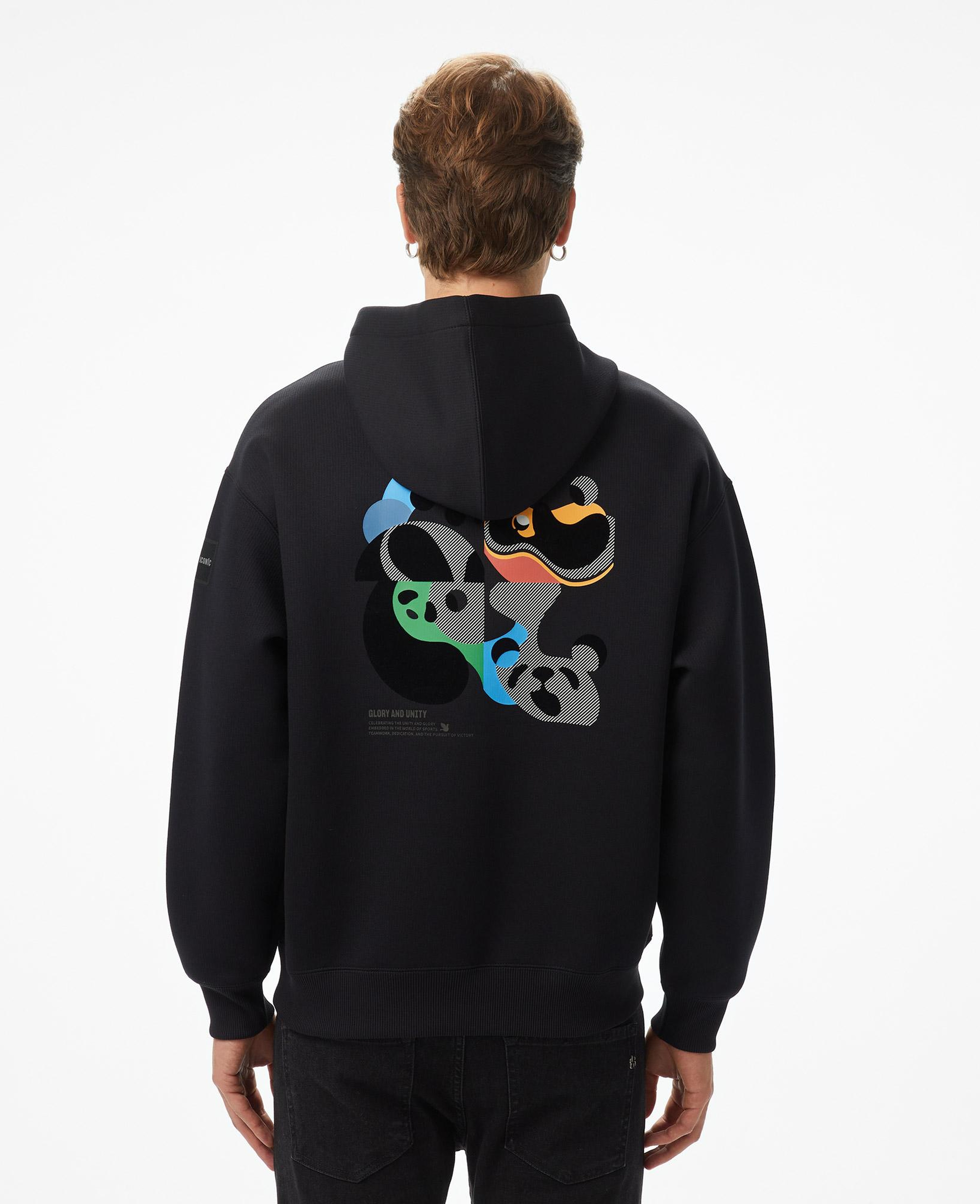 Anta Iconic Erkek Siyah Hoodie