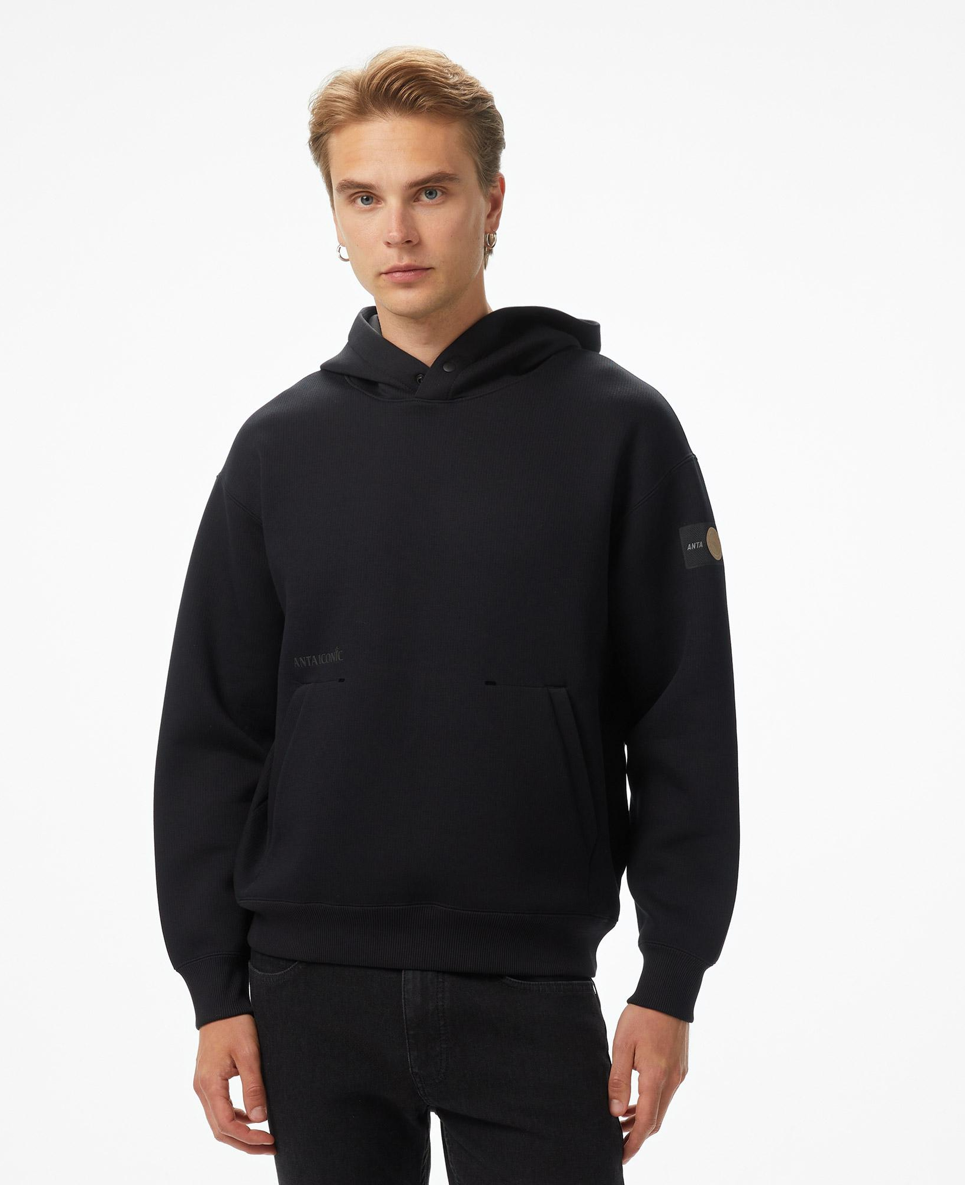 Anta Iconic Erkek Siyah Hoodie