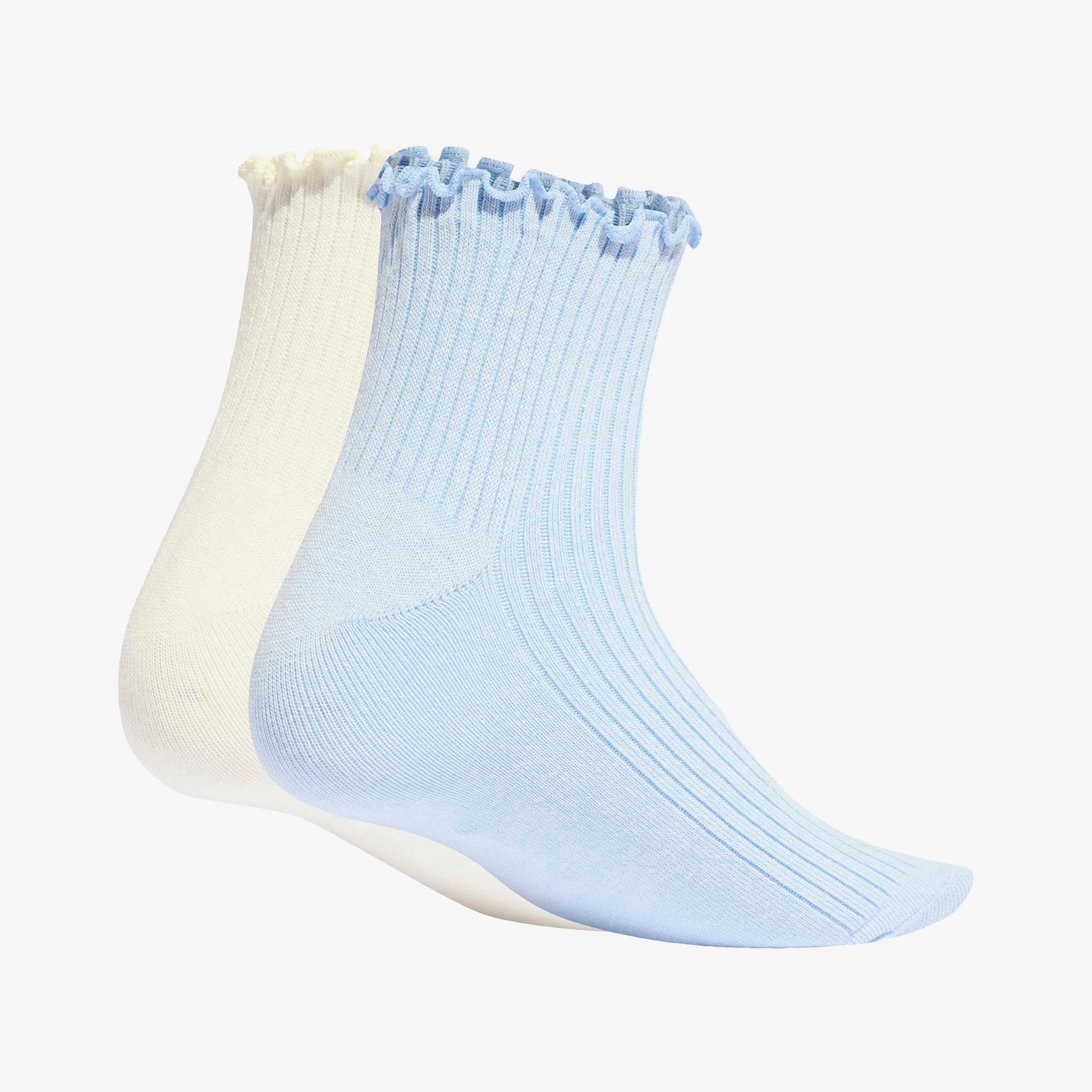 adidas Ruffle 1/4 S 2P Unisex Mavi Çorap