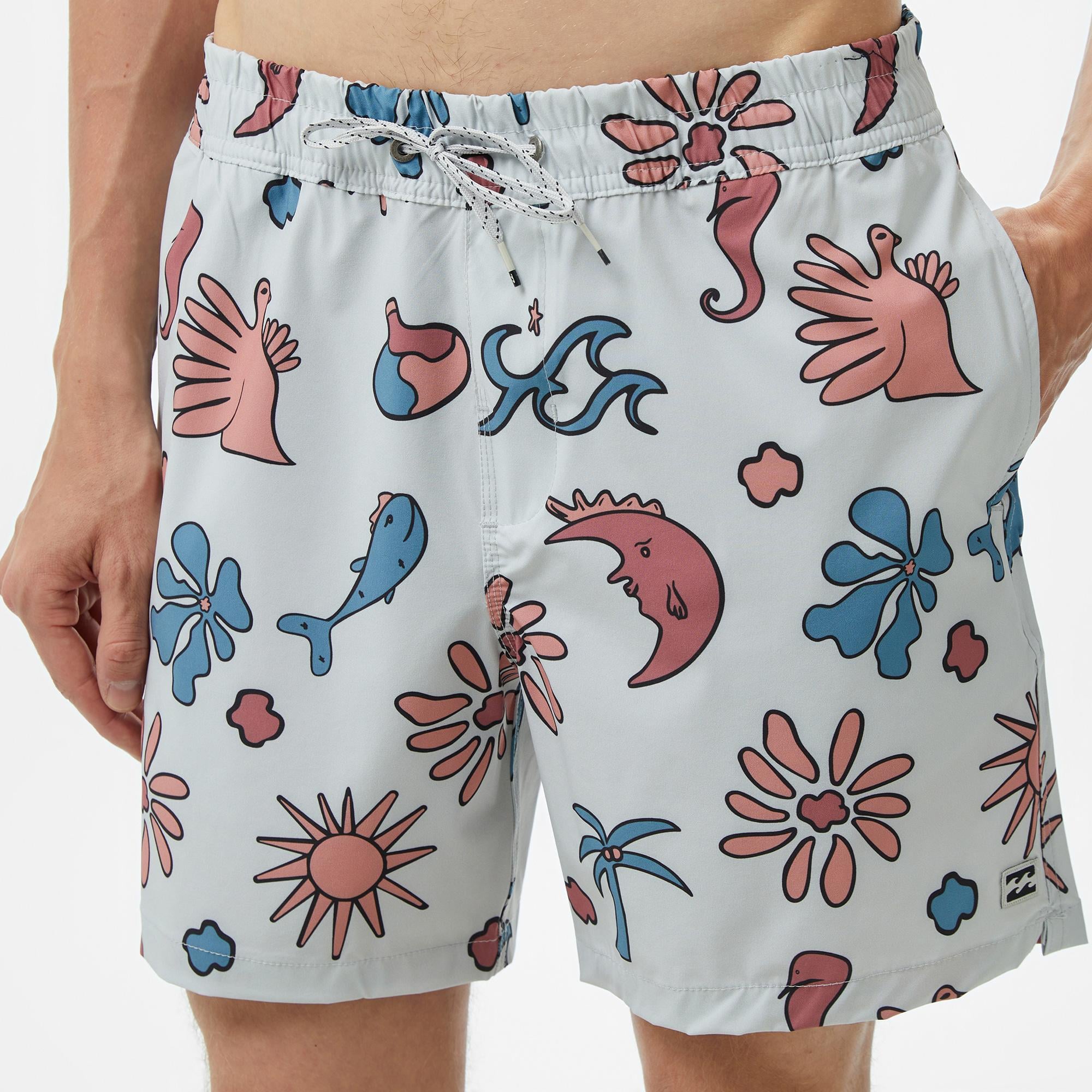 Billabong Gathering Loc Layback Erkek Beyaz Deniz Şortu