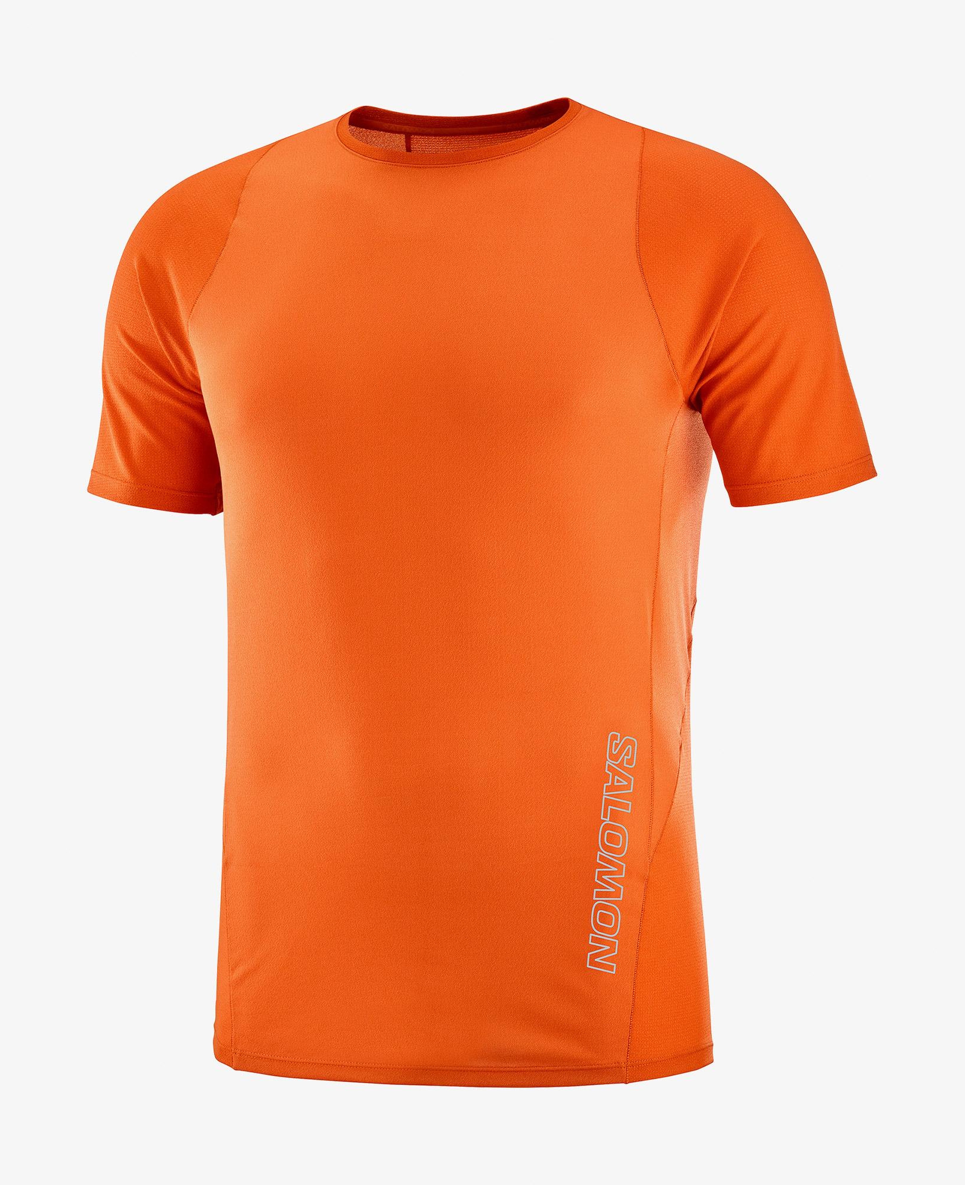 Salomon Sense Aero Erkek Turuncu Koşu T-Shirt