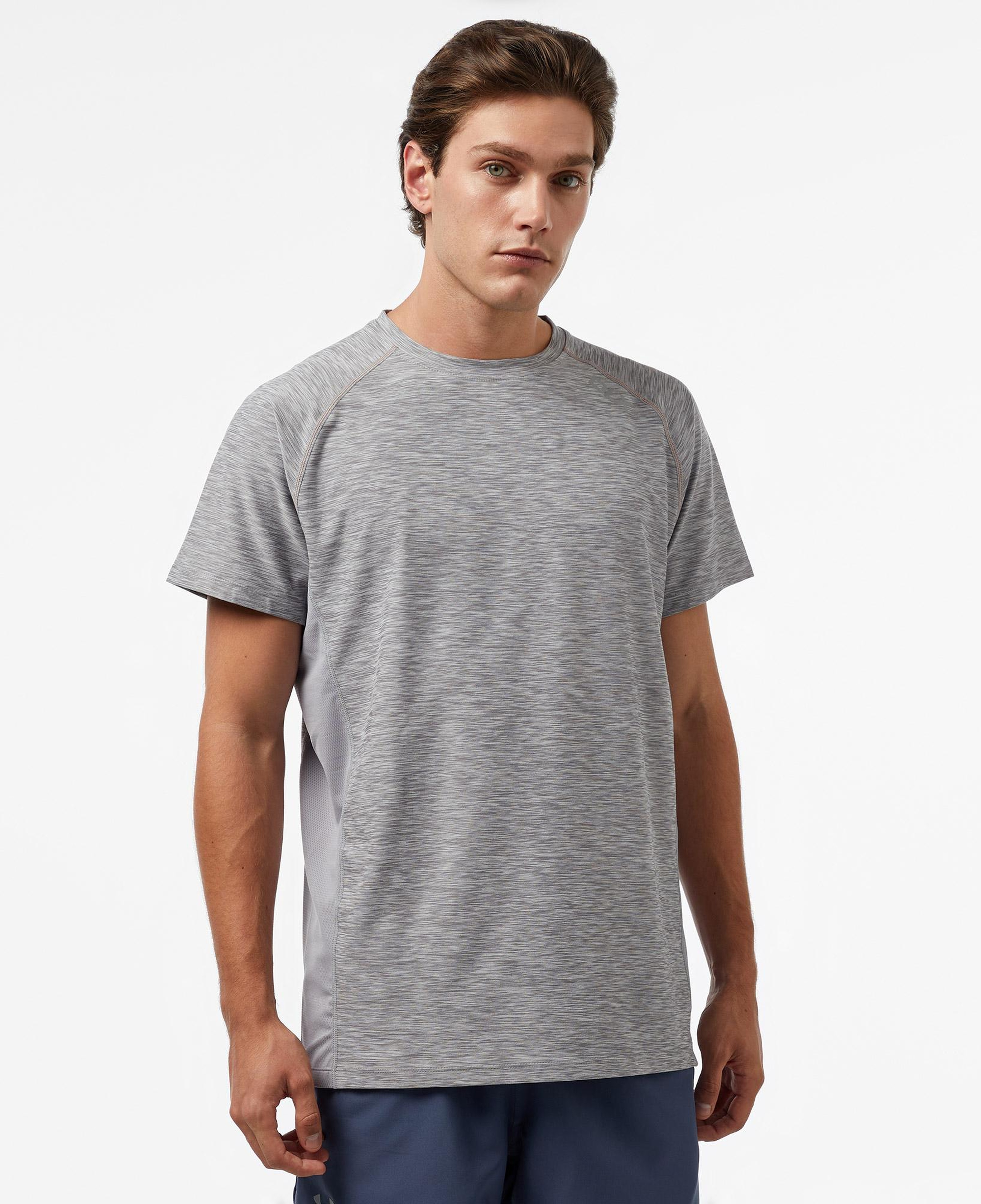 Trespass Cooper Dlx Active Erkek Gri Antrenman T-Shirt