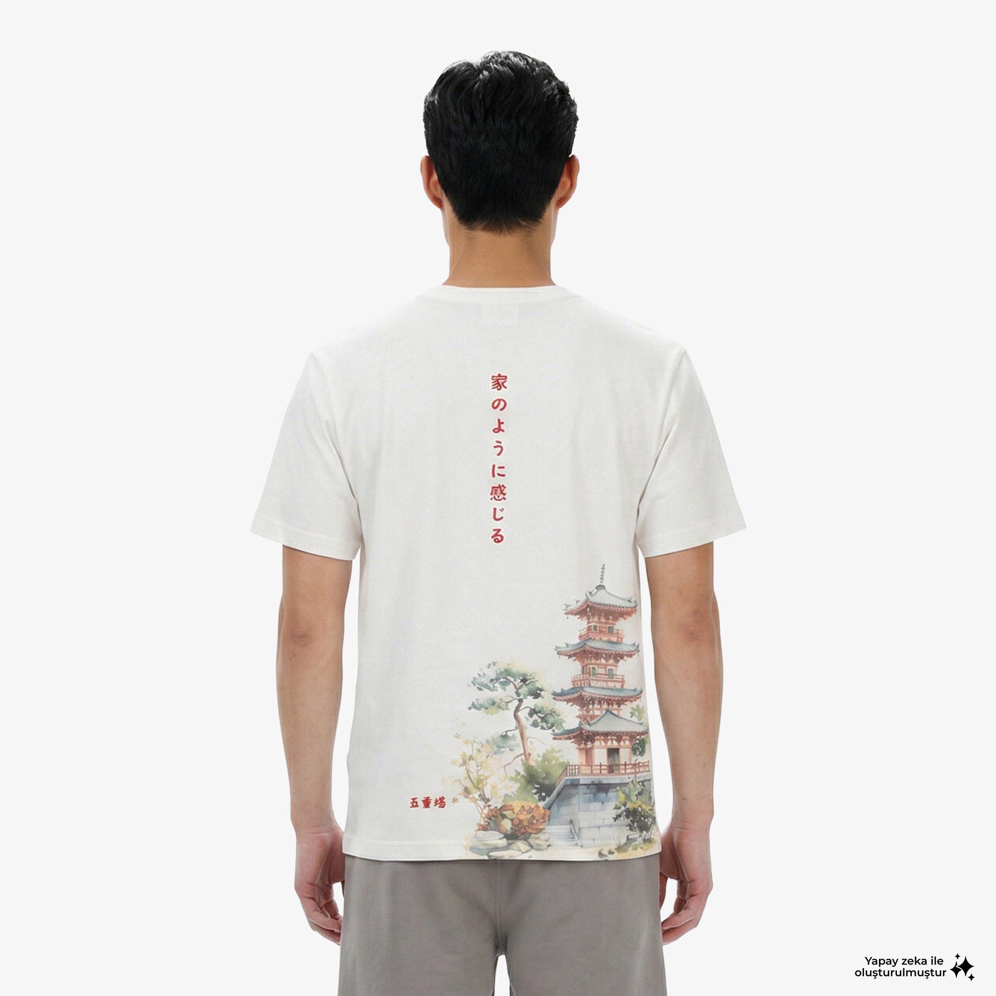 UNITED4 Regular Fit Erkek Bej T-Shirt