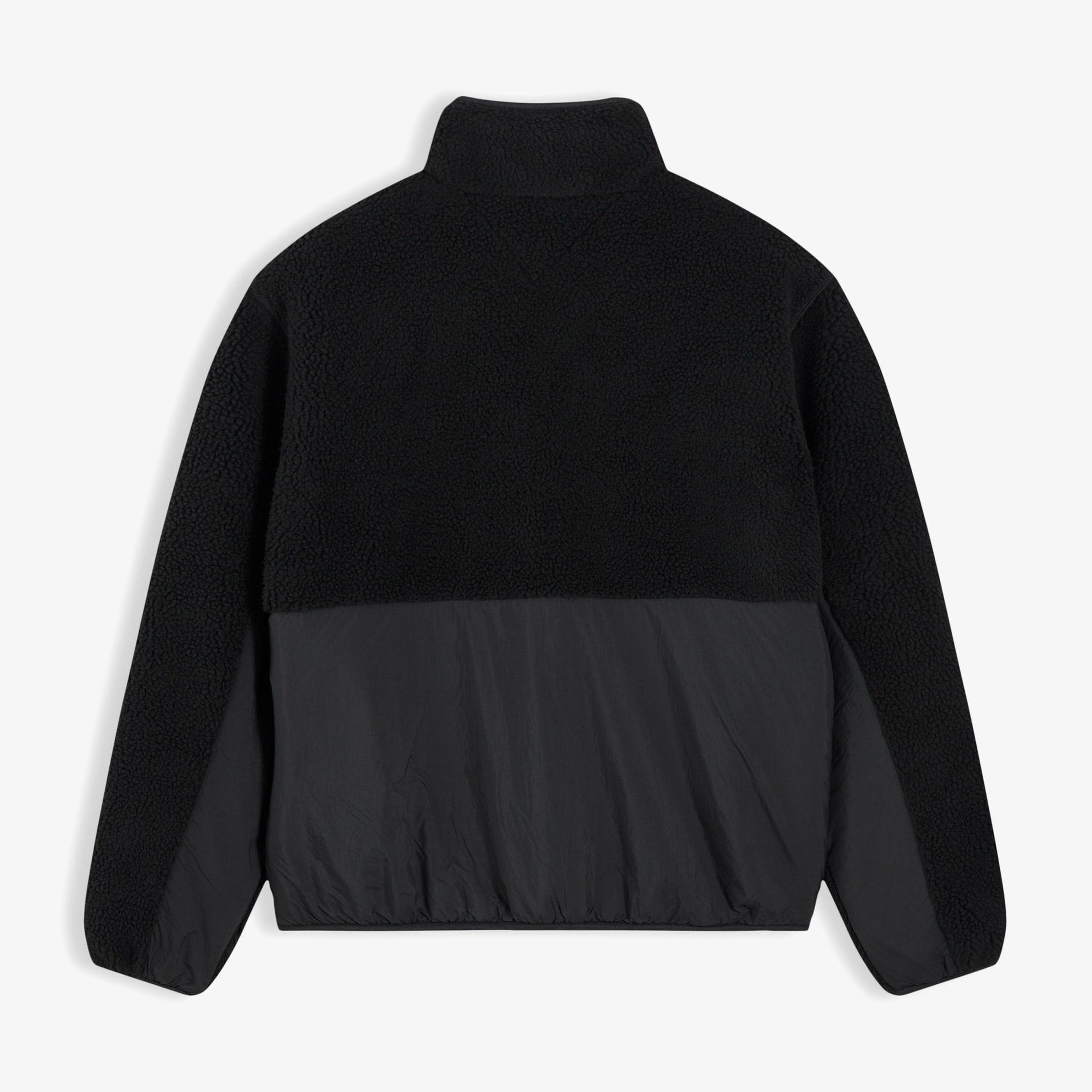 Tommy Hilfiger Essential Mix Teddy Erkek Siyah Ceket