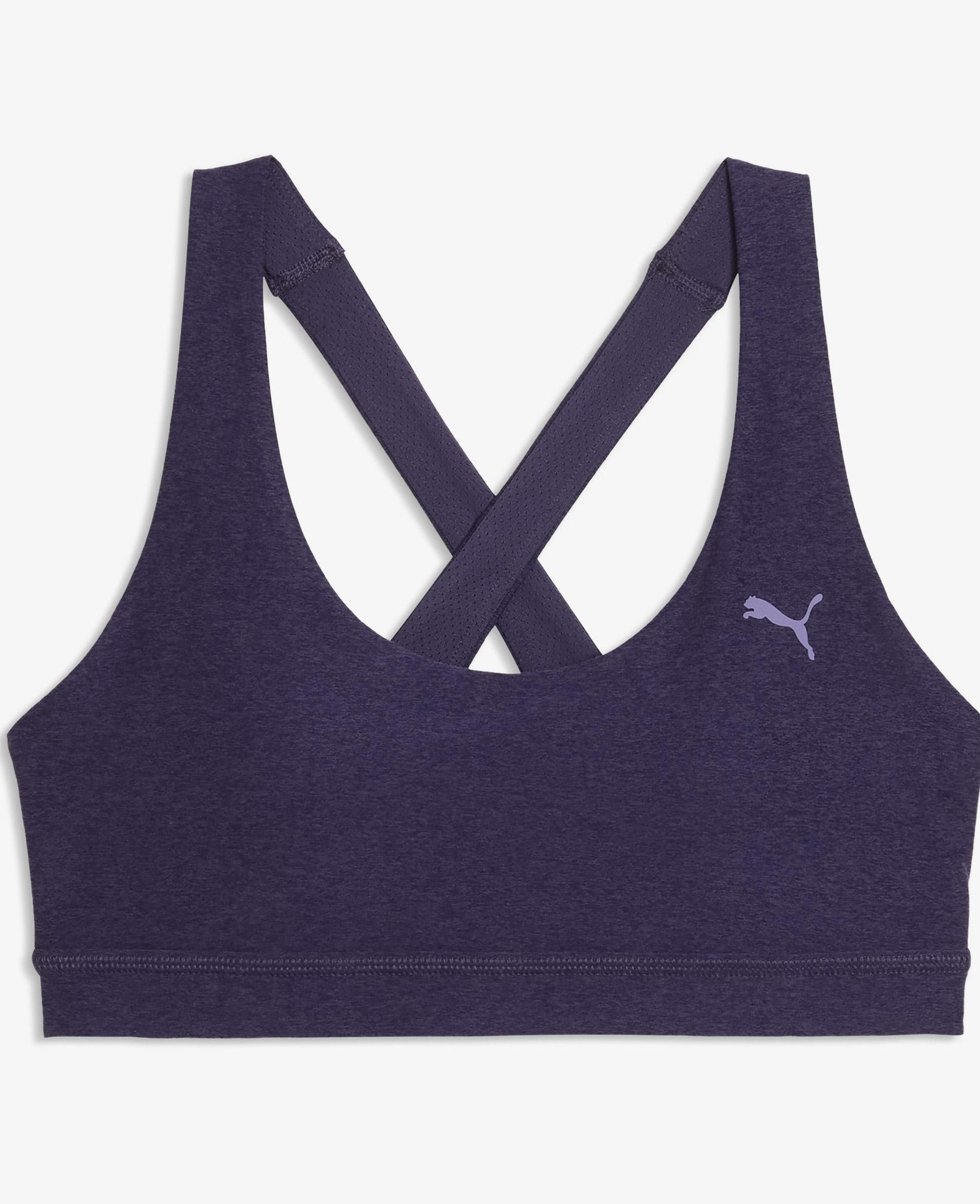 Puma Cloudspun Mid Kadın Lacivert Antrenman Bra