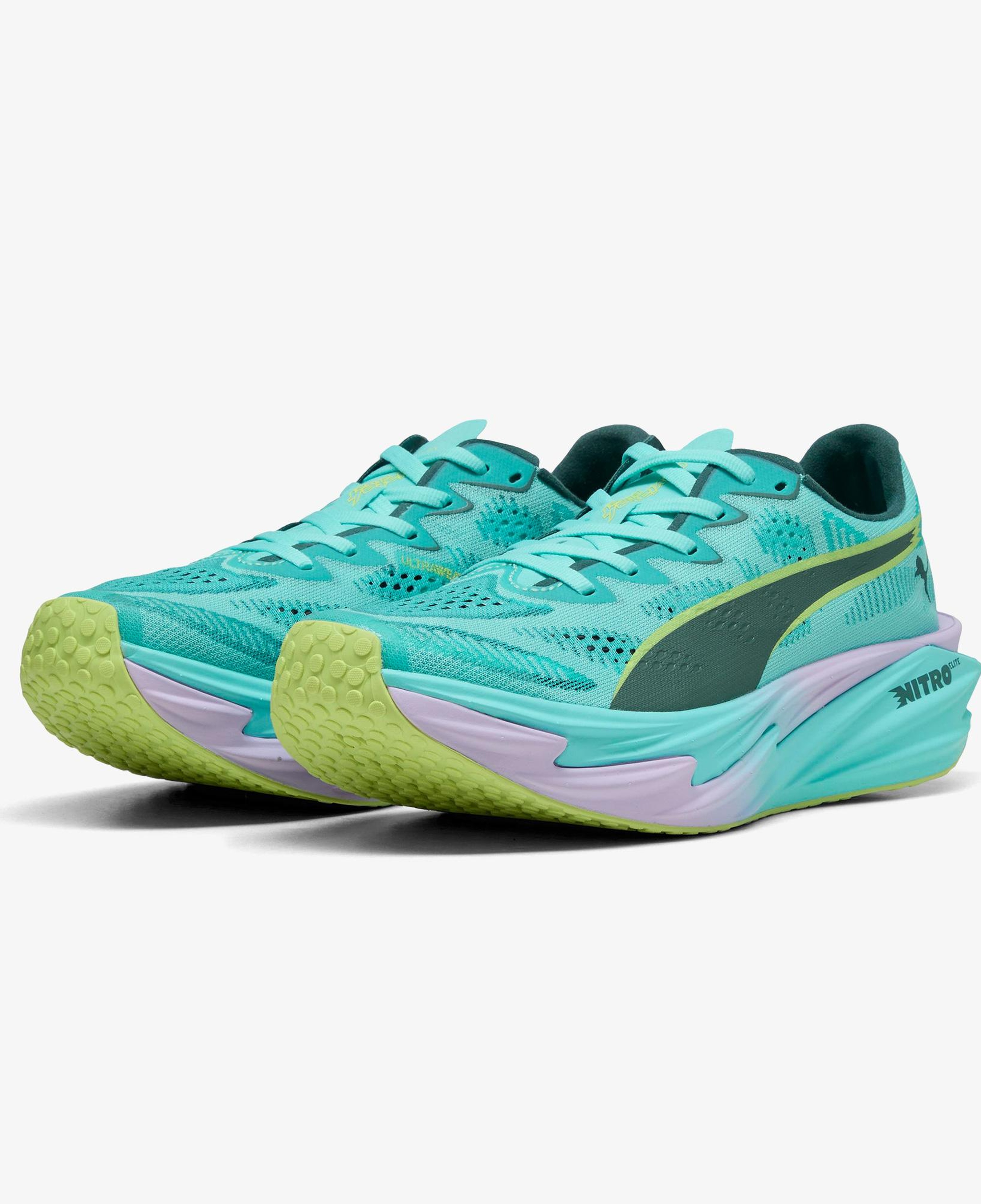 Puma x Hyrox Deviate Nitro Elite 4 Kadın Yeşil Koşu Ayakkabısı
