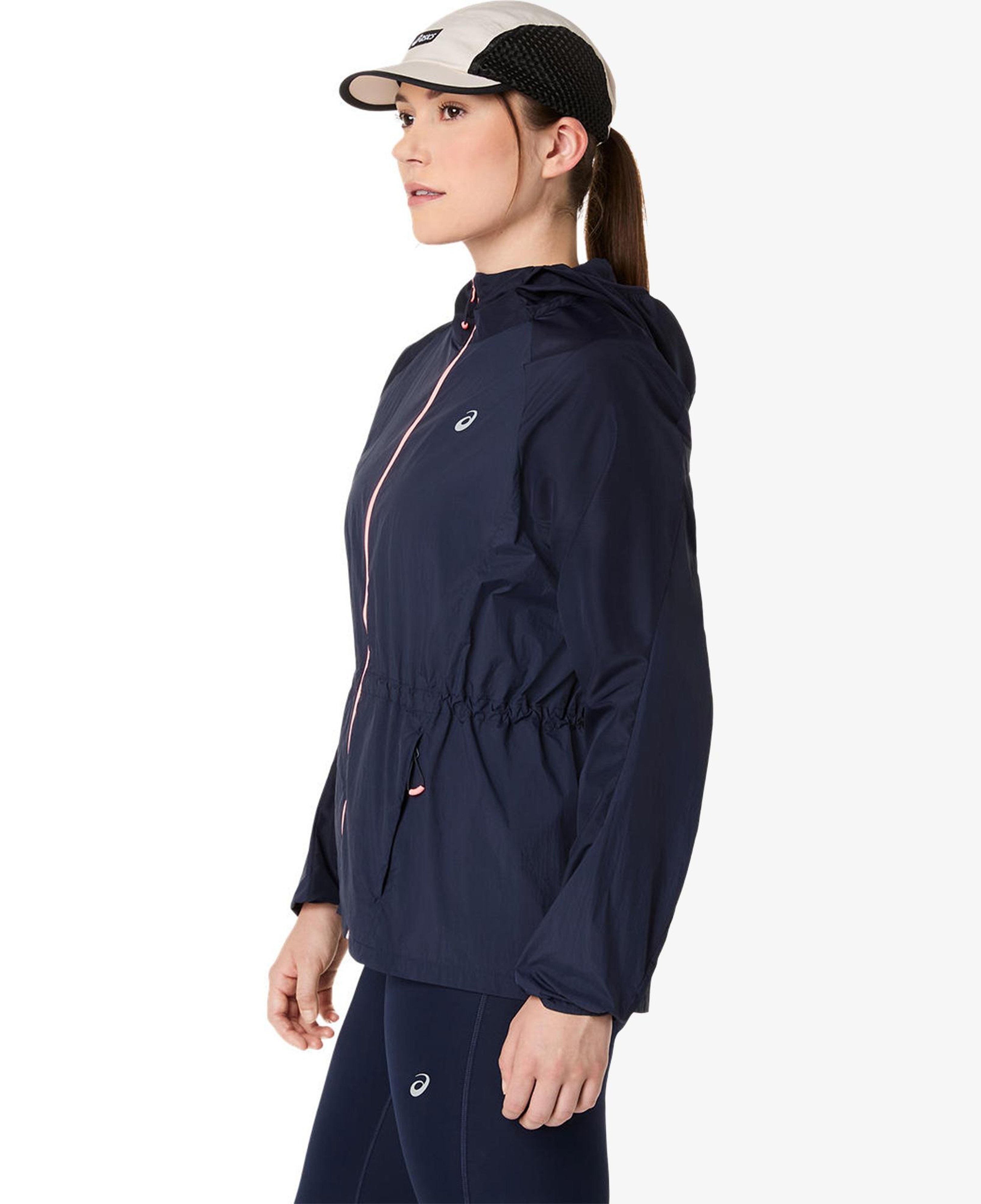 Asics Road Packable Kadın Siyah Koşu Ceket