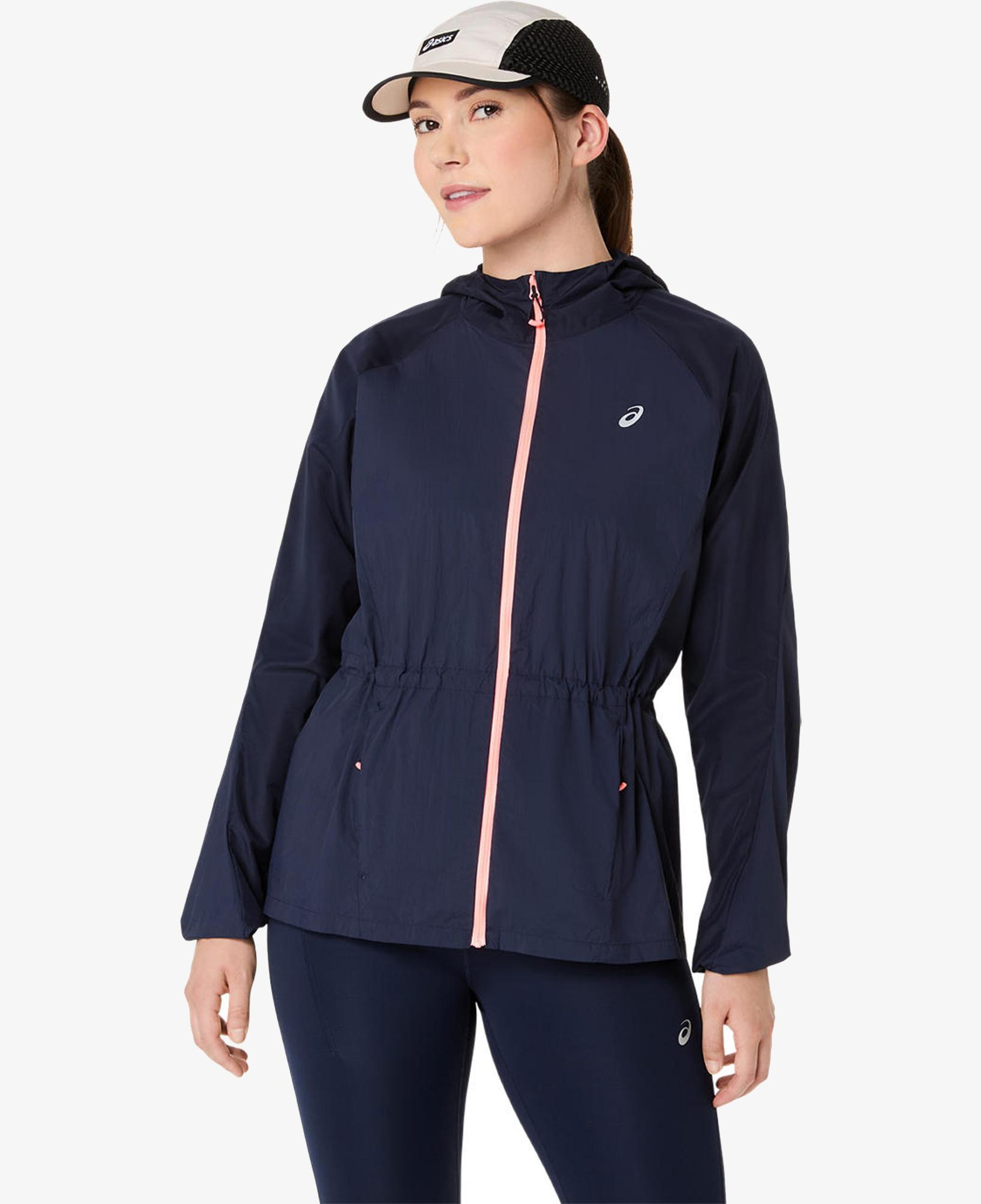 Asics Road Packable Kadın Siyah Koşu Ceket